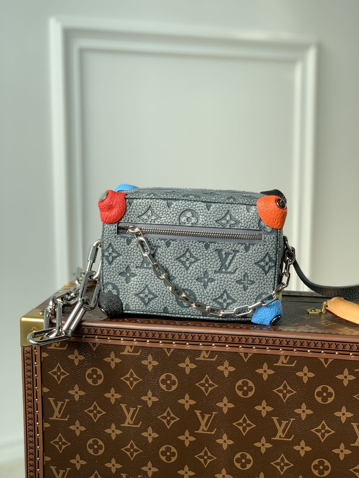 Louis Vuitton Mini Soft Trunk-M81606 -18*13*8M Louis Vuitton Mini Soft Trunk-M81606 -18*13*8M
