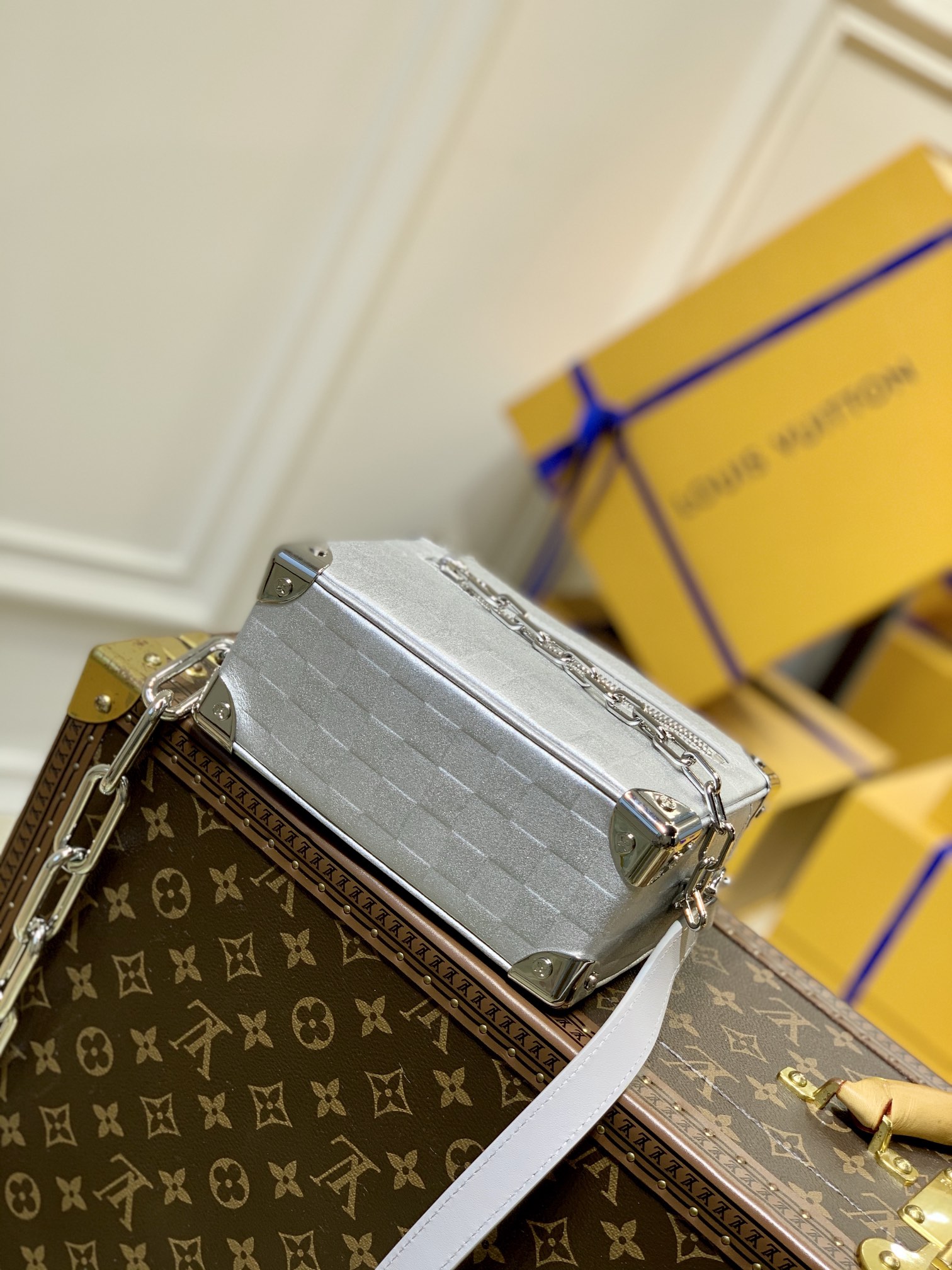 Louis Vuitton Mini Soft Trunk-M59726 -18*13*8M Louis Vuitton Mini Soft Trunk-M59726 -18*13*8M