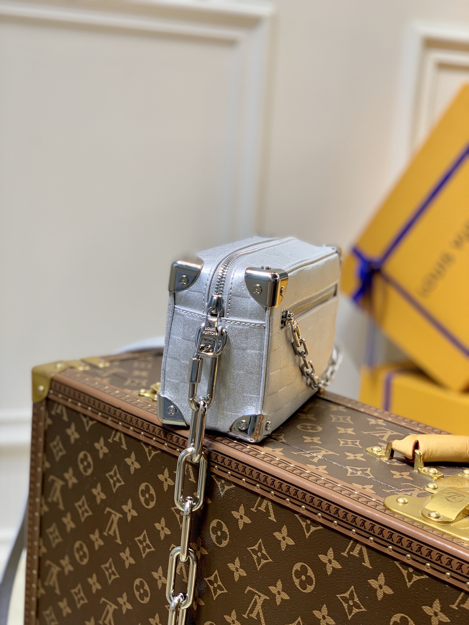 Louis Vuitton Mini Soft Trunk-M59726 -18*13*8M Louis Vuitton Mini Soft Trunk-M59726 -18*13*8M