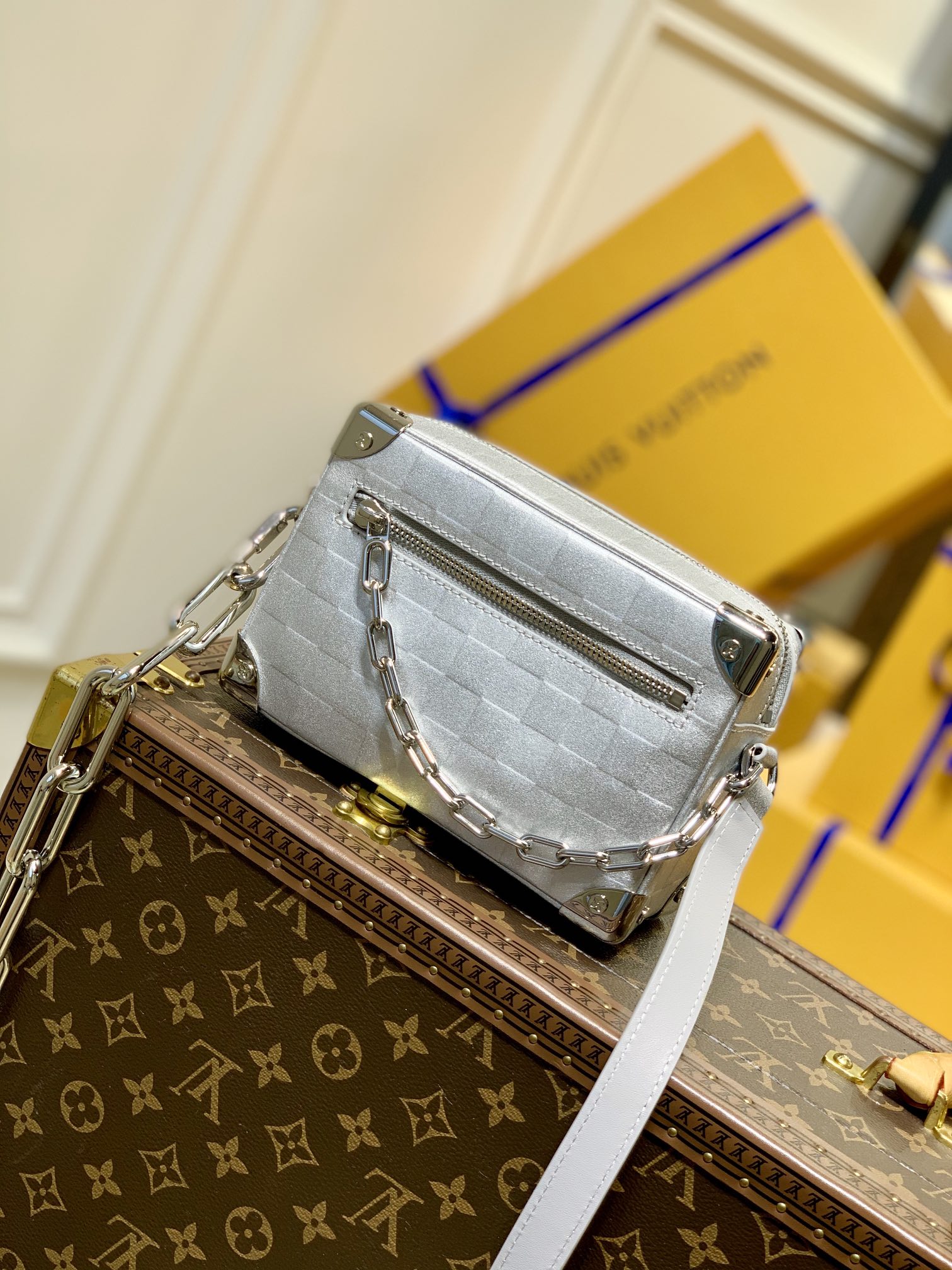 Louis Vuitton Mini Soft Trunk-M59726 -18*13*8M