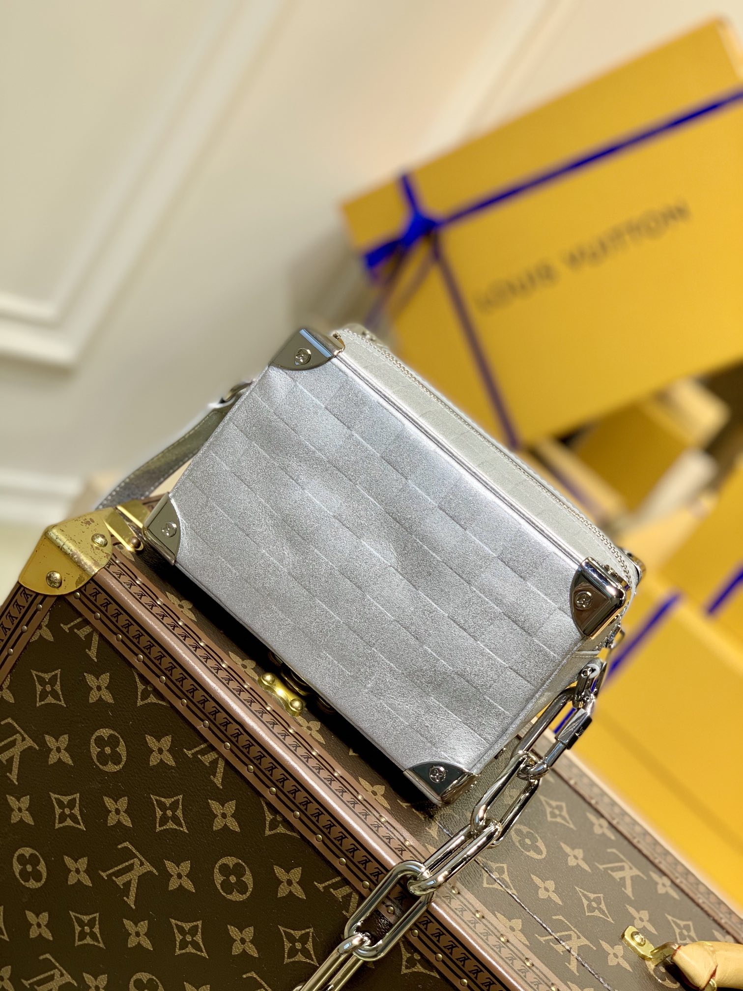 Louis Vuitton Mini Soft Trunk-M59726 -18*13*8M Louis Vuitton Mini Soft Trunk-M59726 -18*13*8M