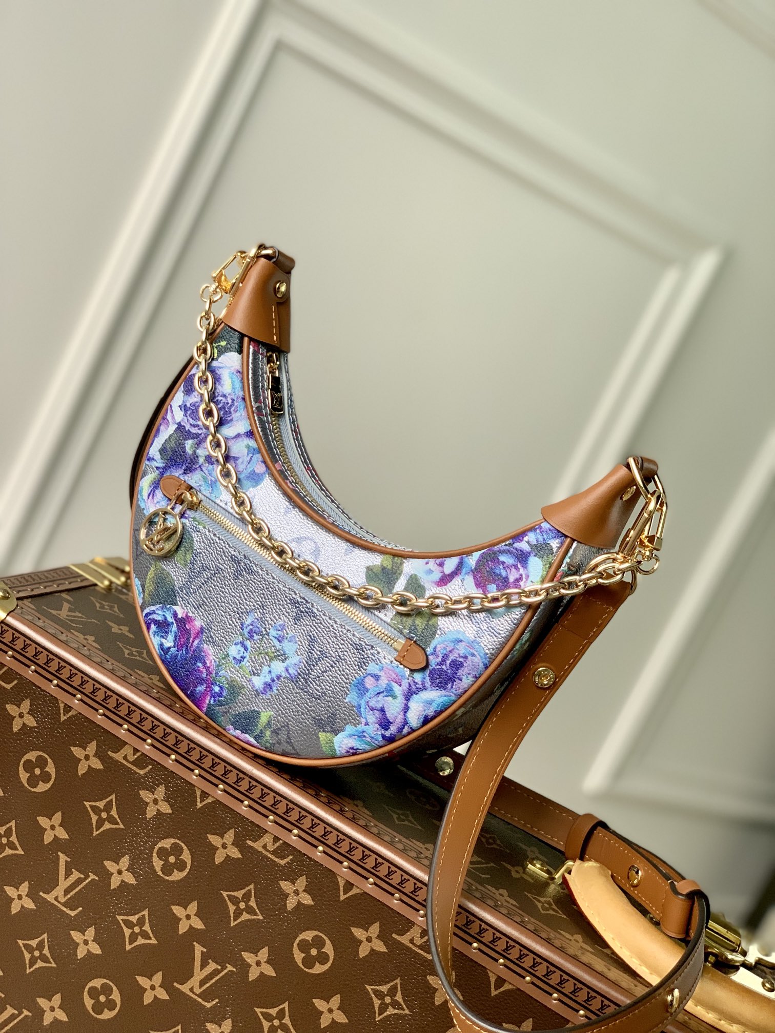 Louis Vuitton Loop Handbags-M810981-23*13*6CM