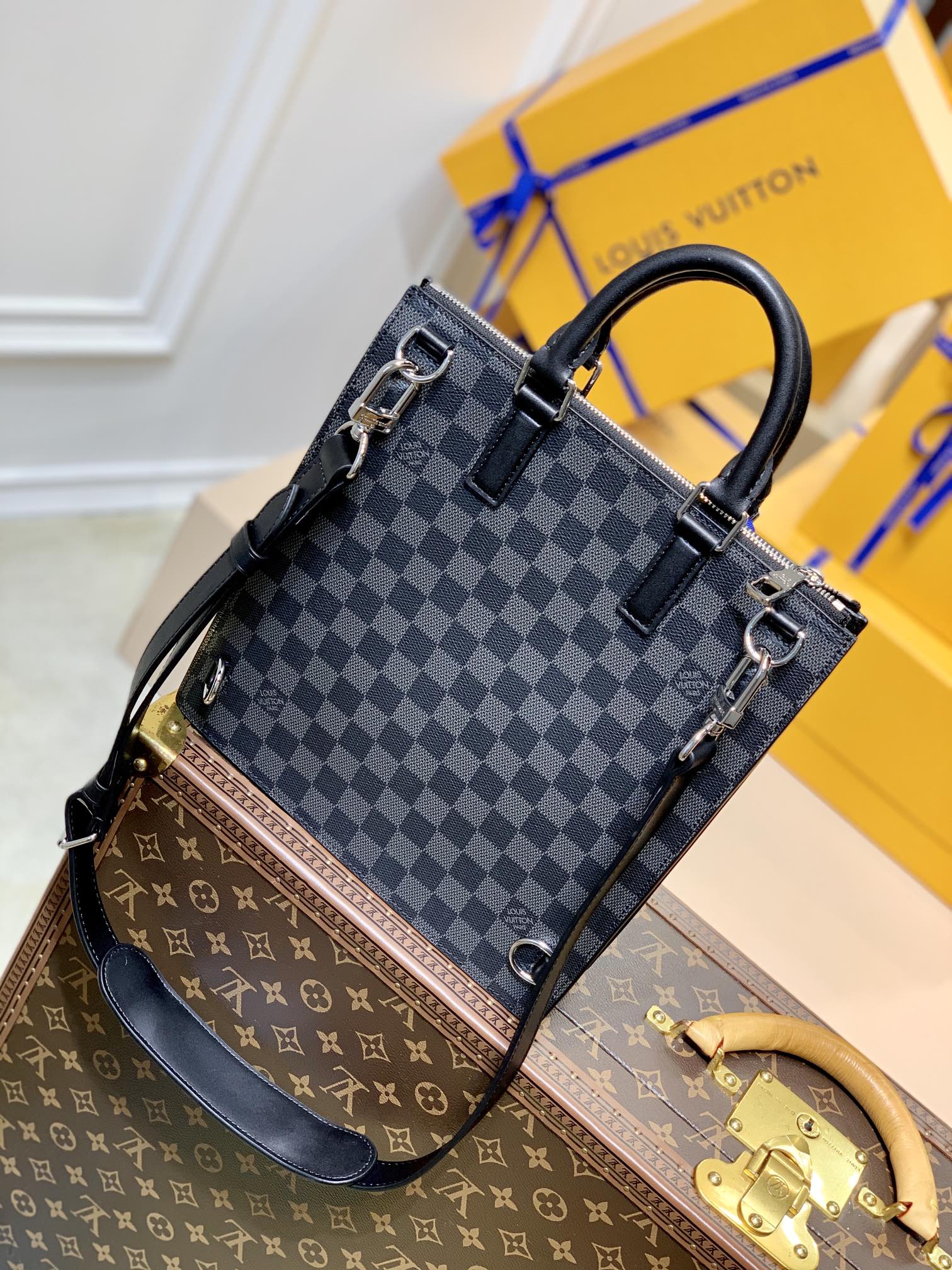 Louis Vuitton N45276 Sac Plat Cross-26*28.5*6M Louis Vuitton N45276 Sac Plat Cross-26*28.5*6M