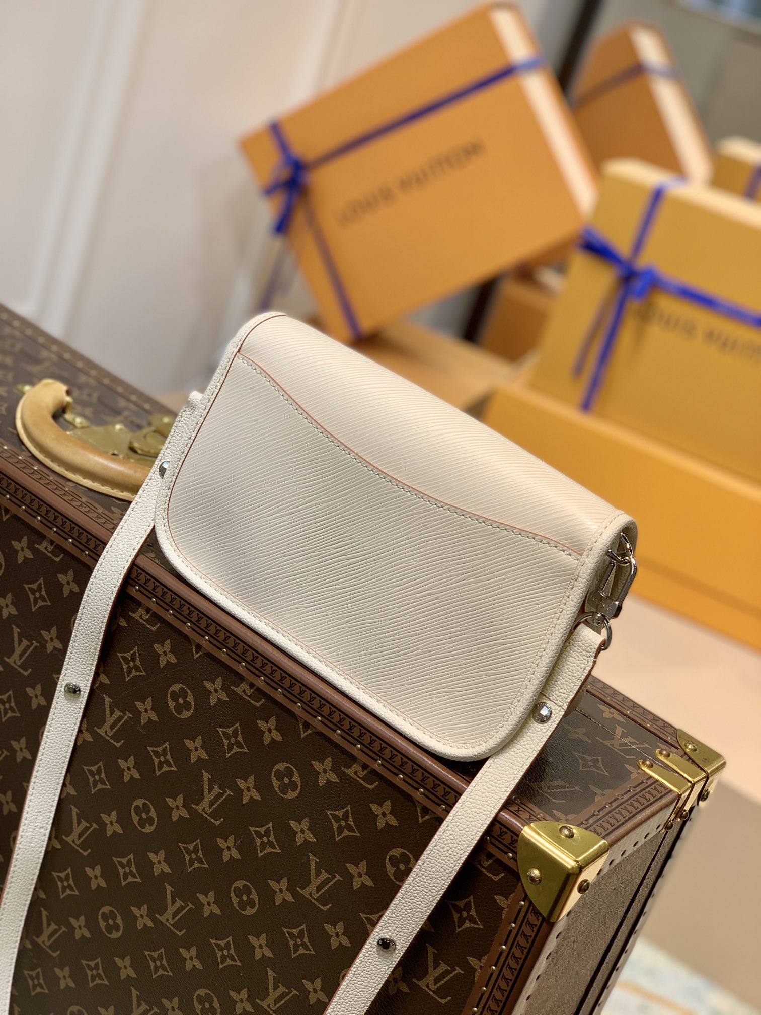 Louis Vuitton Buci Handbag-24.5 x 15.5 x 9CM
