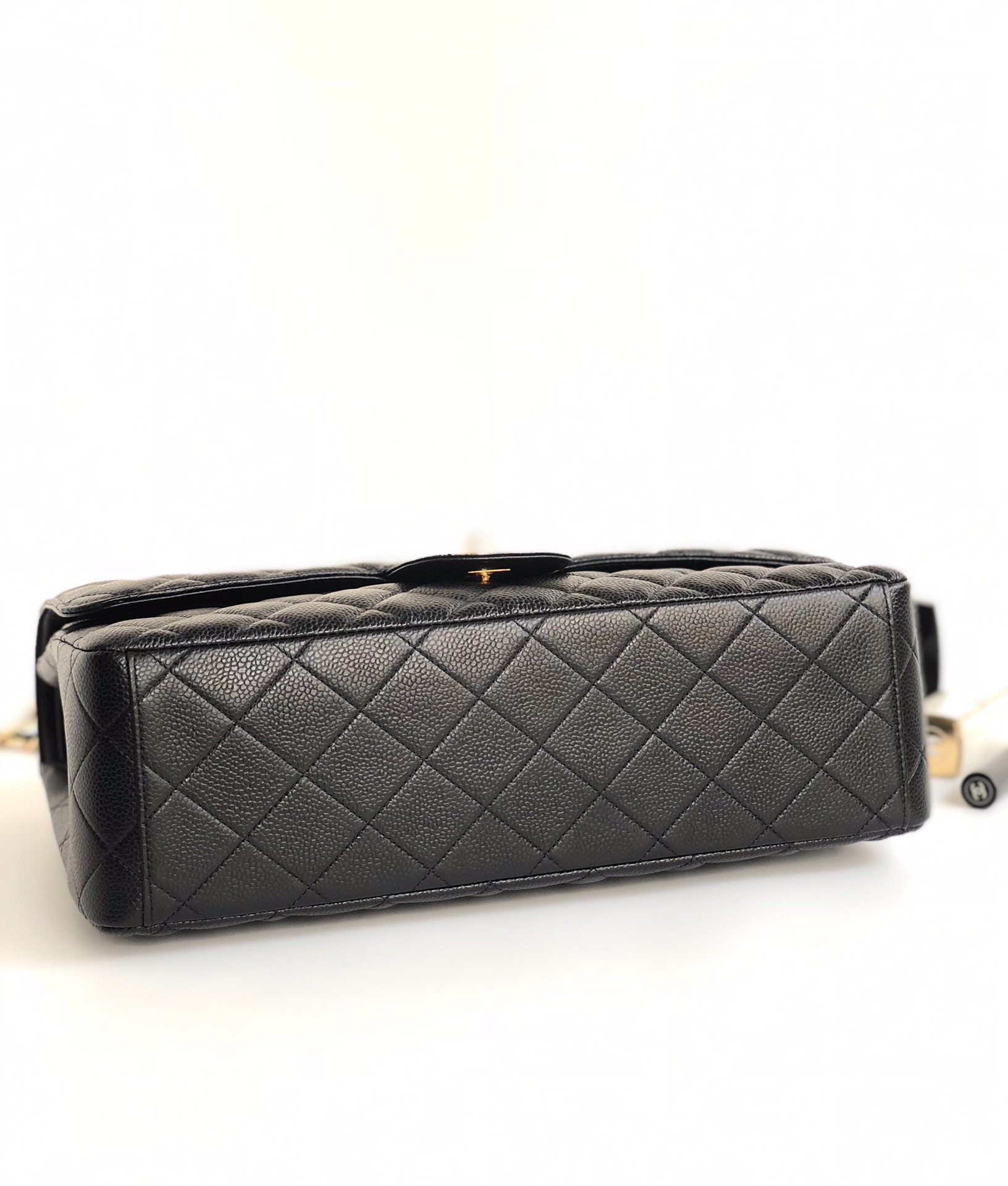 Ch@nel Flap Bag-Caviar Leather-Maxi-33CM Ch@nel Flap Bag-Caviar Leather-Maxi-33CM