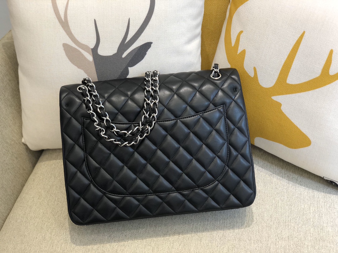 Ch@nel Flap Bag-Lambskin Leather-Maxi-33CM Ch@nel Flap Bag-Lambskin Leather-Maxi-33CM