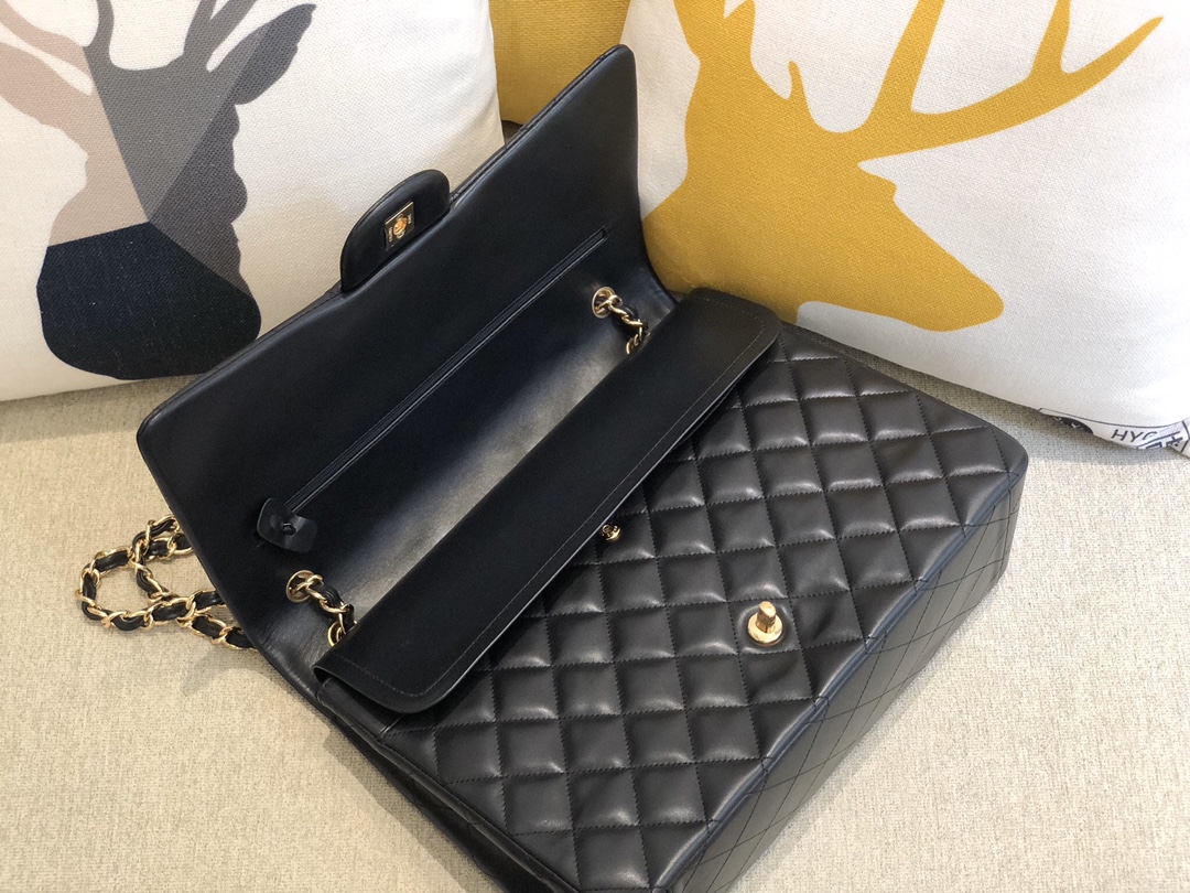 Ch@nel Flap Bag-Lambskin Leather-Maxi-33CM Ch@nel Flap Bag-Lambskin Leather-Maxi-33CM