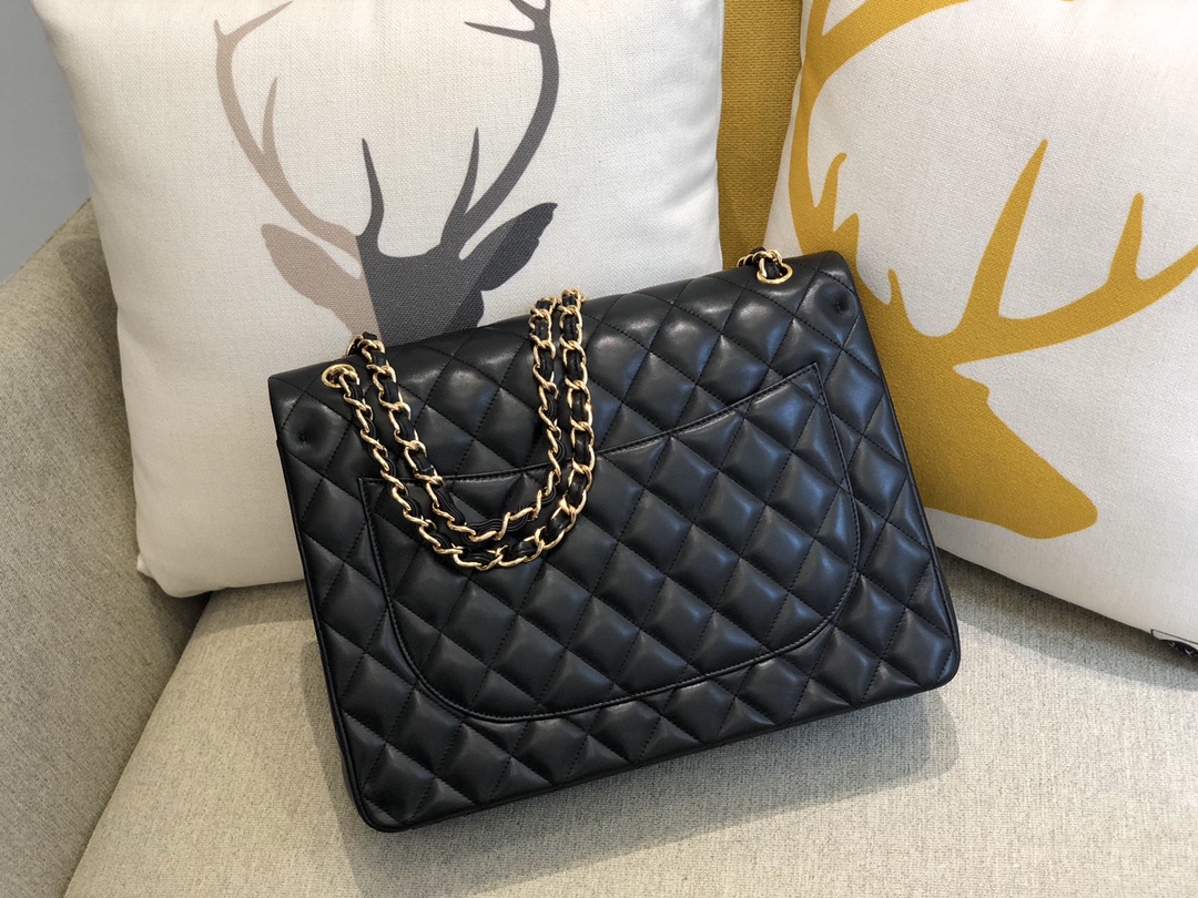 Ch@nel Flap Bag-Lambskin Leather-Maxi-33CM Ch@nel Flap Bag-Lambskin Leather-Maxi-33CM