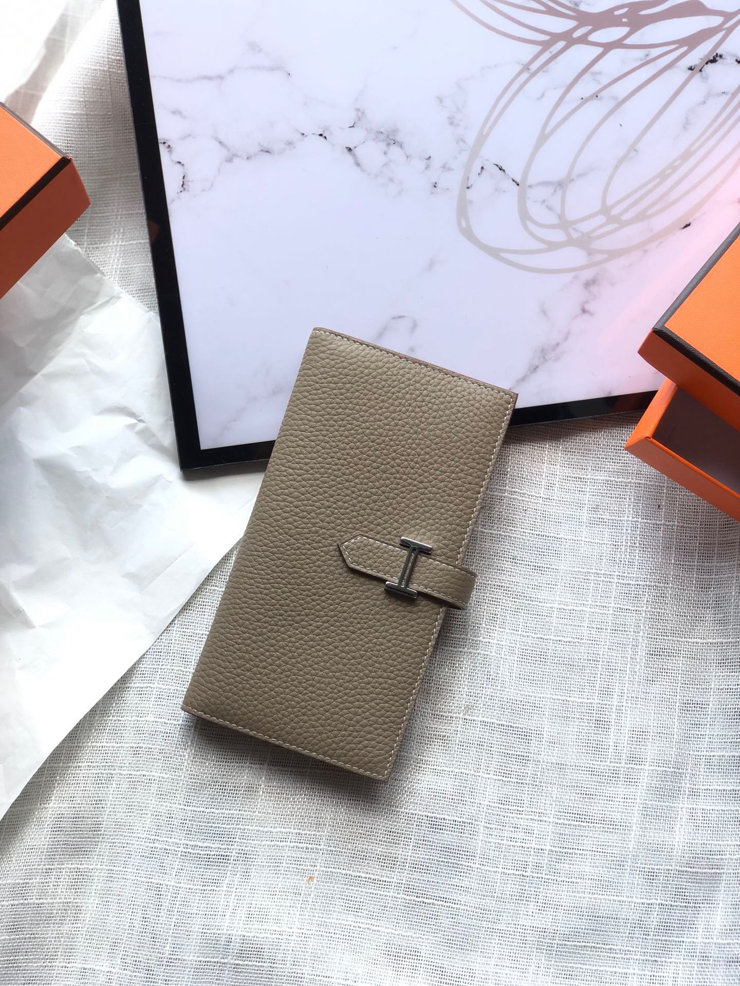 Hermes Wallet Togo-17.5*2*9.5CM