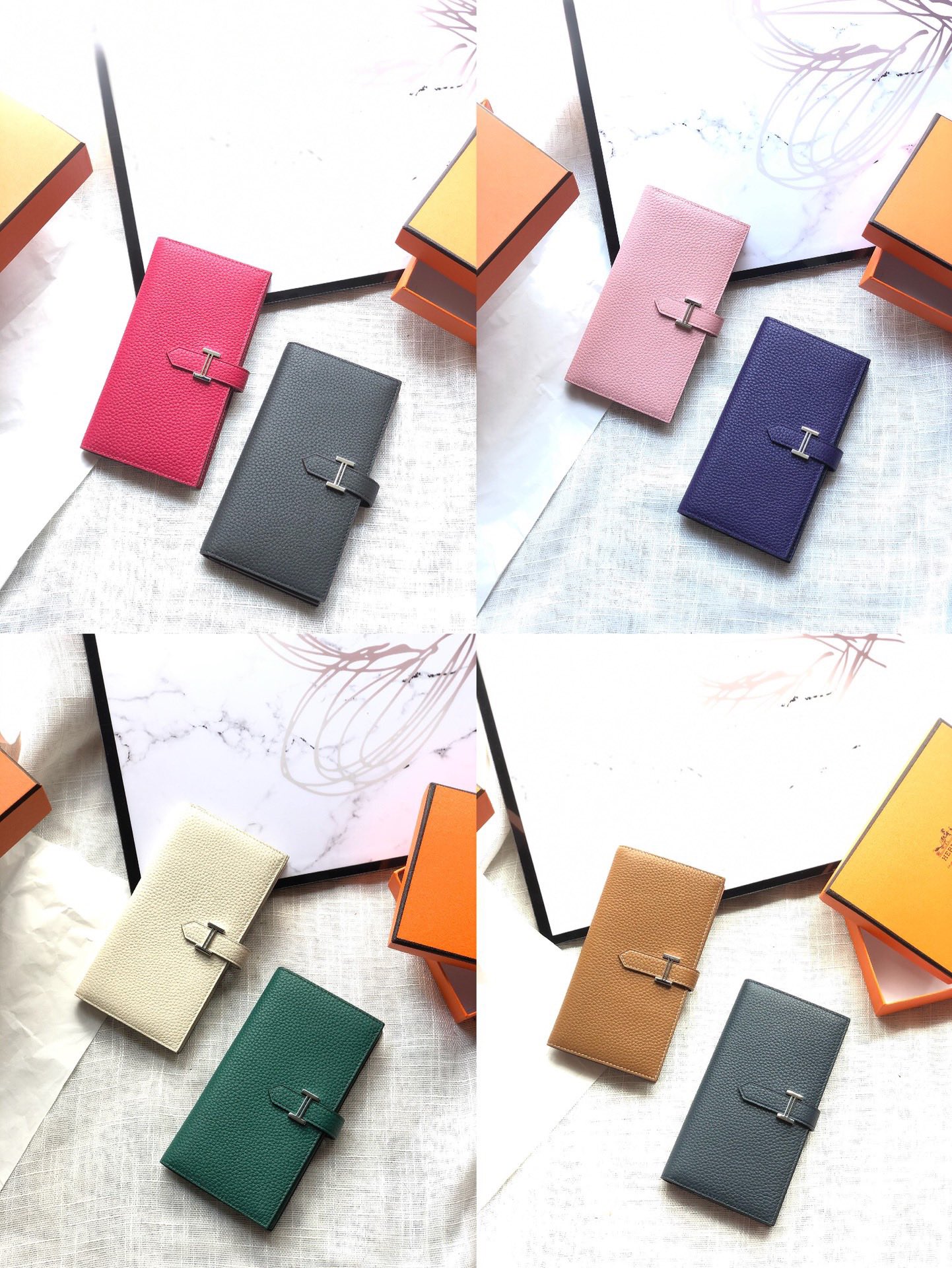 Hermes Wallet Togo-17.5*2*9.5CM