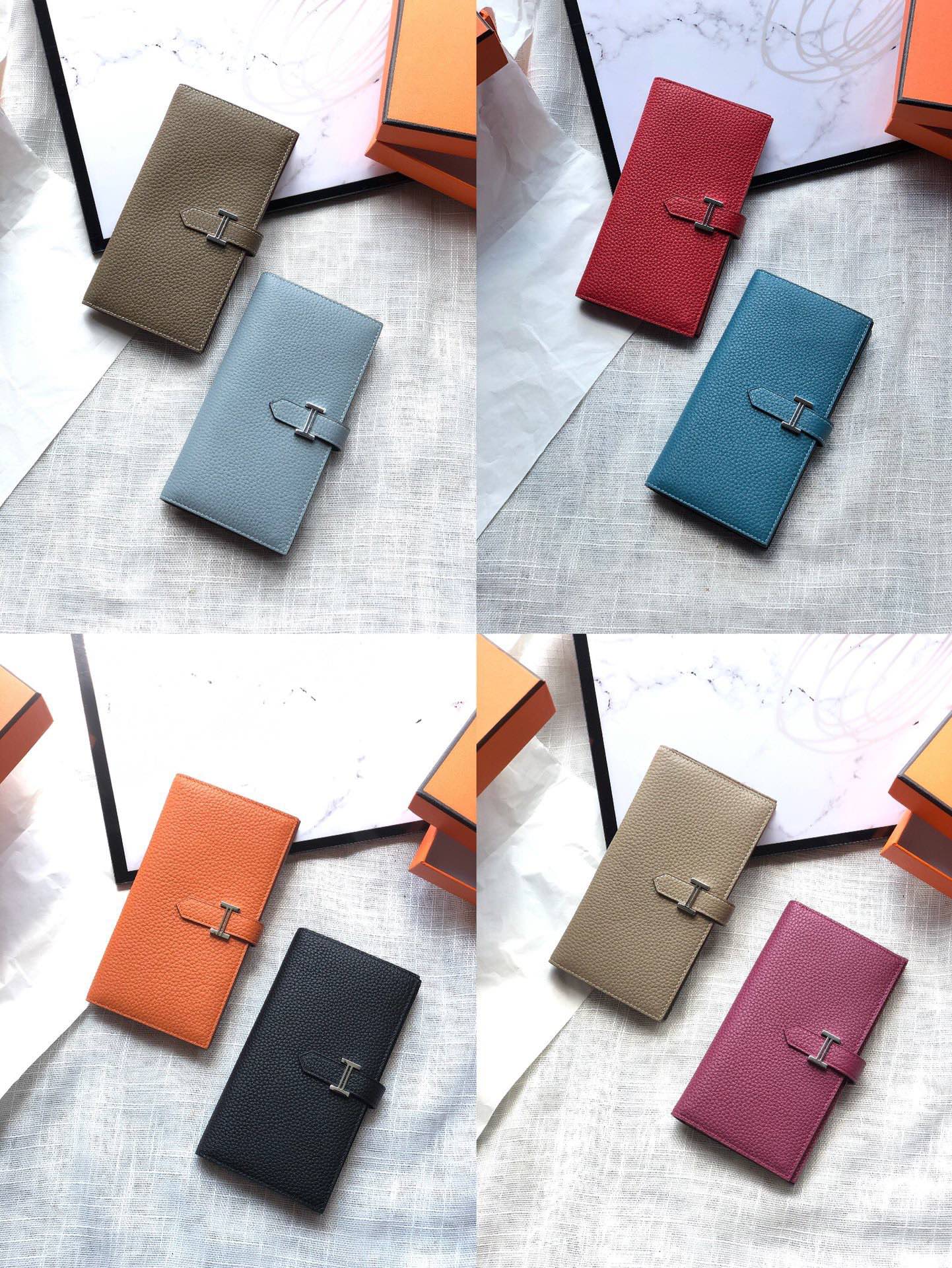 Hermes Wallet Togo-17.5*2*9.5CM