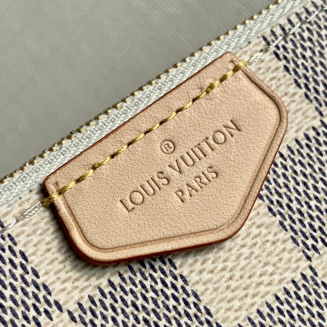 Louis Vuitton M80084 Pochette Double Zip Bag -20*12.5*3CM Louis Vuitton M80084 Pochette Double Zip Bag -20*12.5*3CM