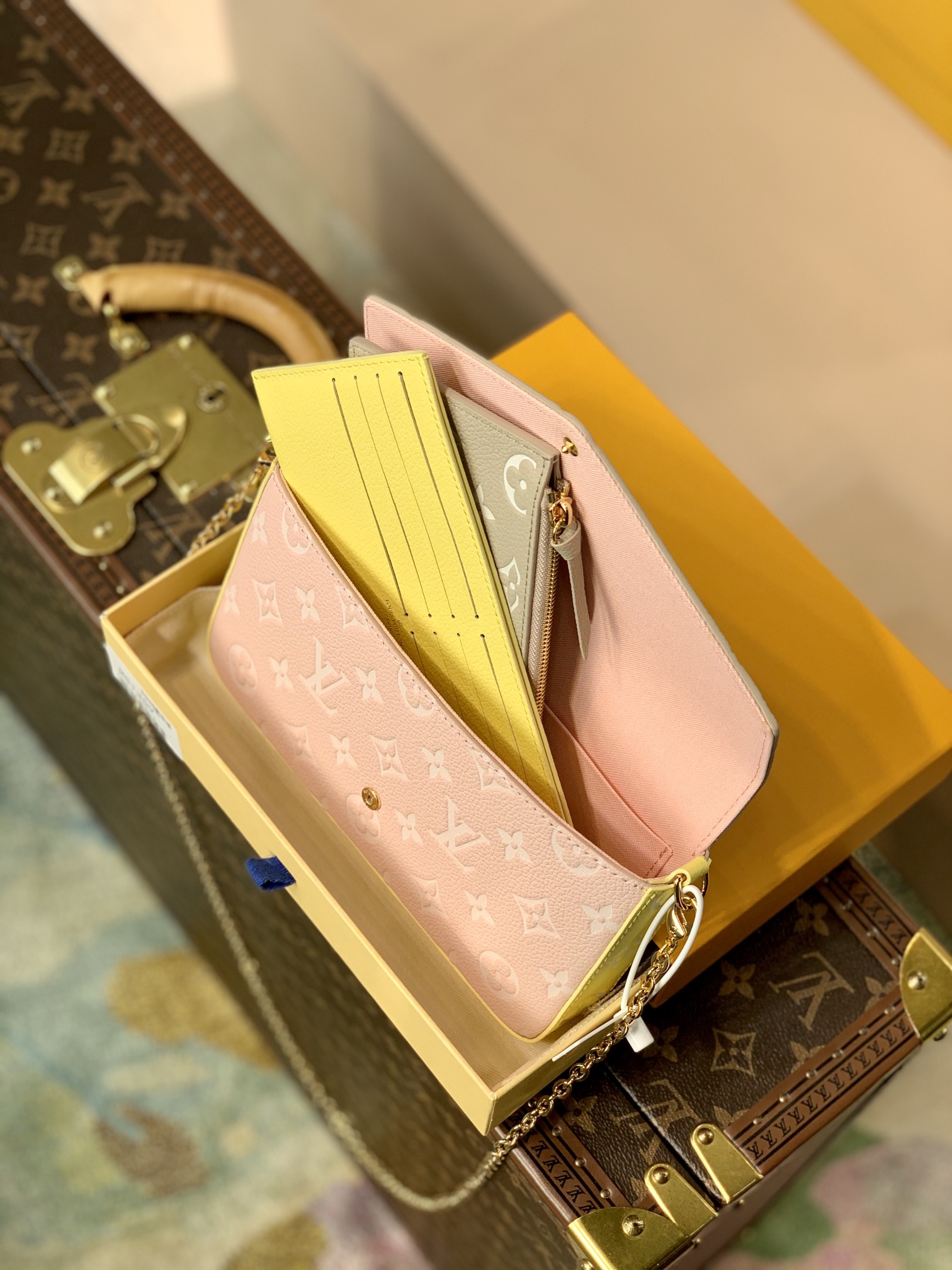 Louis Vuitton Spring in the City Pochette Félicie Wallet -21*12*3CM