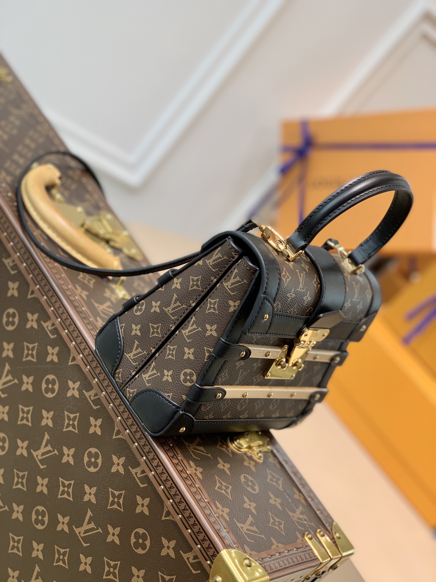 Louis Vuitton Trianon Handbags-21*18*11CM Louis Vuitton Trianon Handbags-21*18*11CM