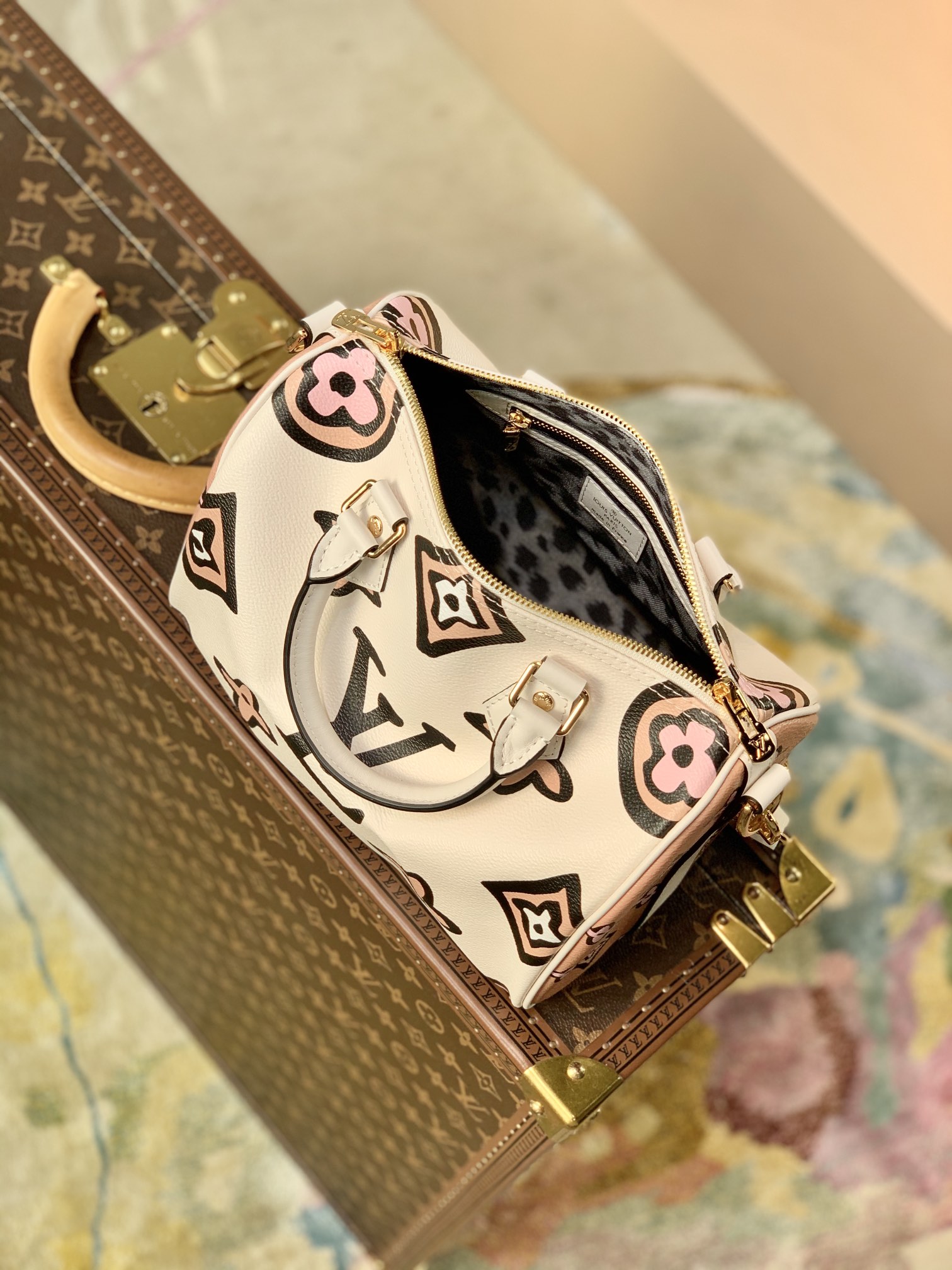 Louis Vuitton Wild at Heart Speedy Bandoulière 25-25*19*15CM