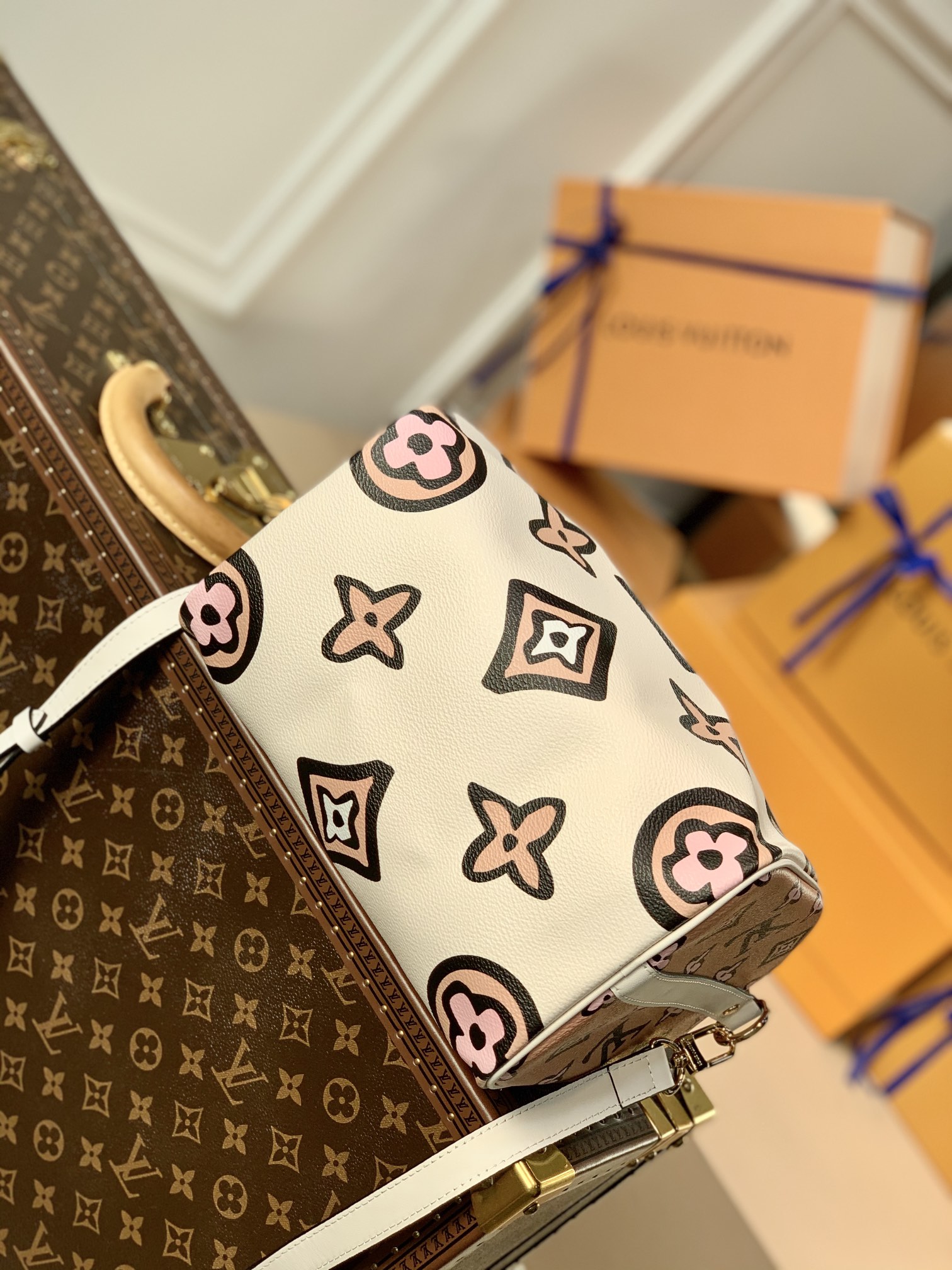 Louis Vuitton Wild at Heart Speedy Bandoulière 25-25*19*15CM