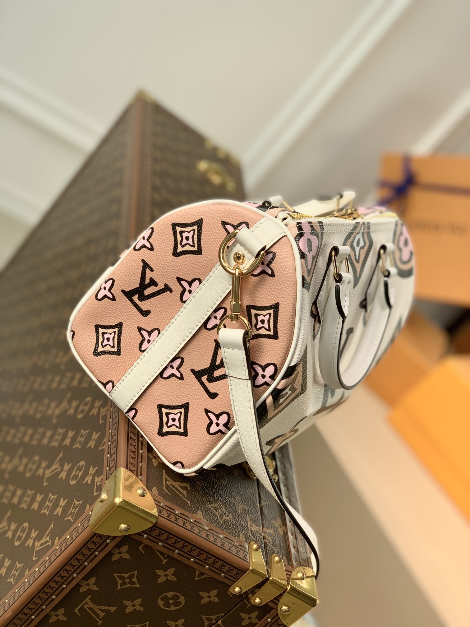 Louis Vuitton Wild at Heart Speedy Bandoulière 25-25*19*15CM