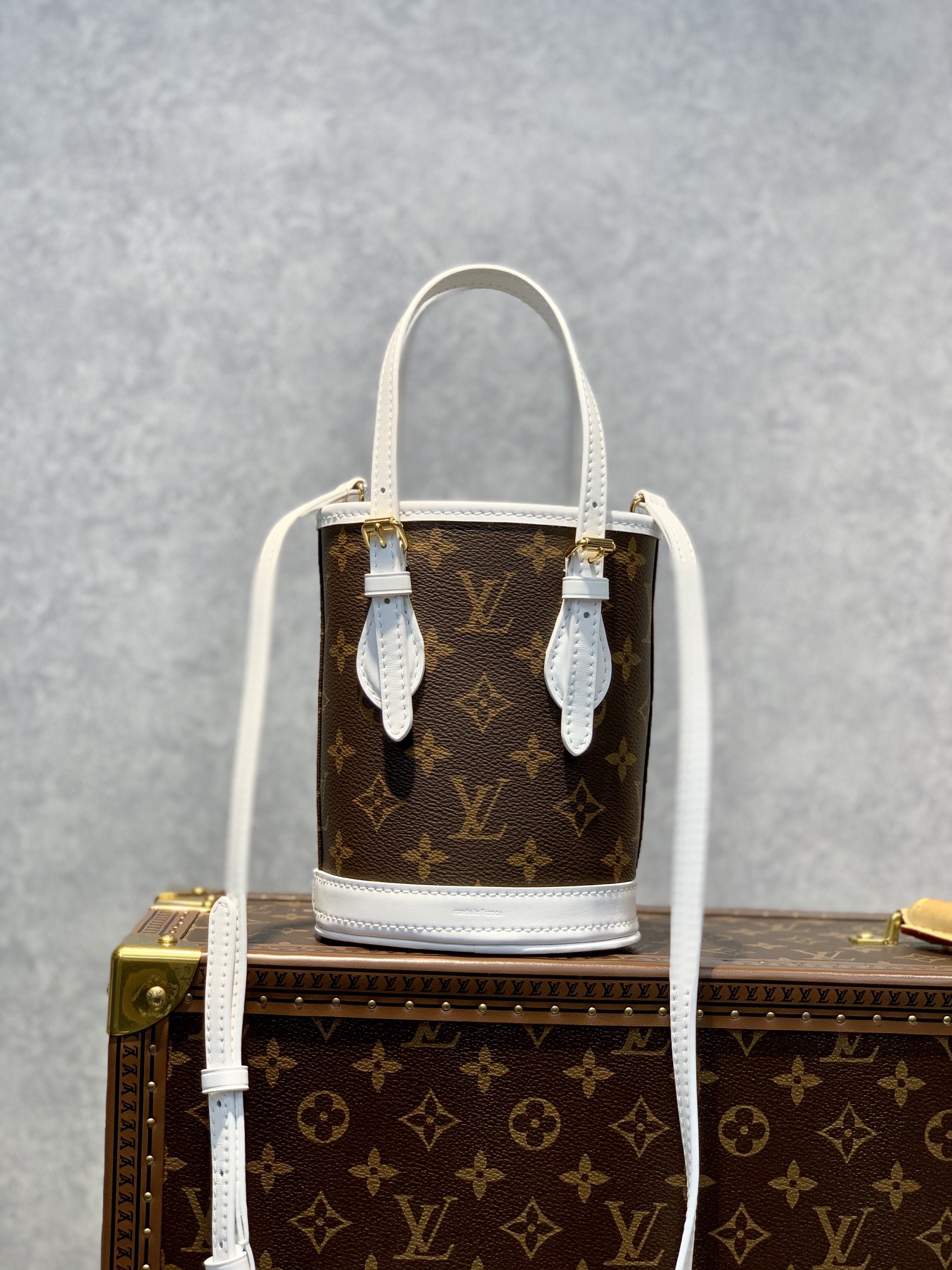 Louis Vuitton M81489 Nano Bucket-13*17*9CM