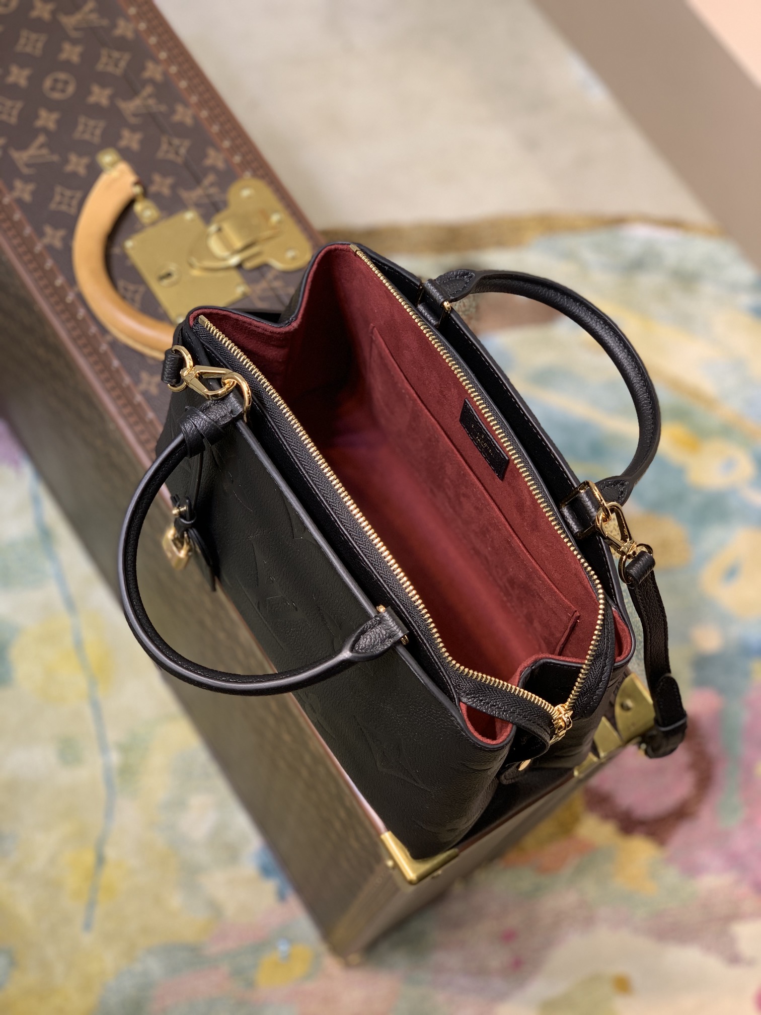 Louis Vuitton Petit Palais Handbags-29*18*12.5CM Louis Vuitton Petit Palais Handbags-29*18*12.5CM
