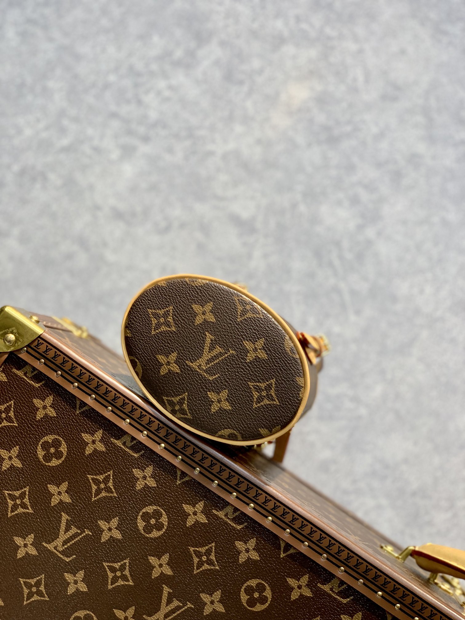 Louis Vuitton M81489 Nano Bucket-13*17*9CM
