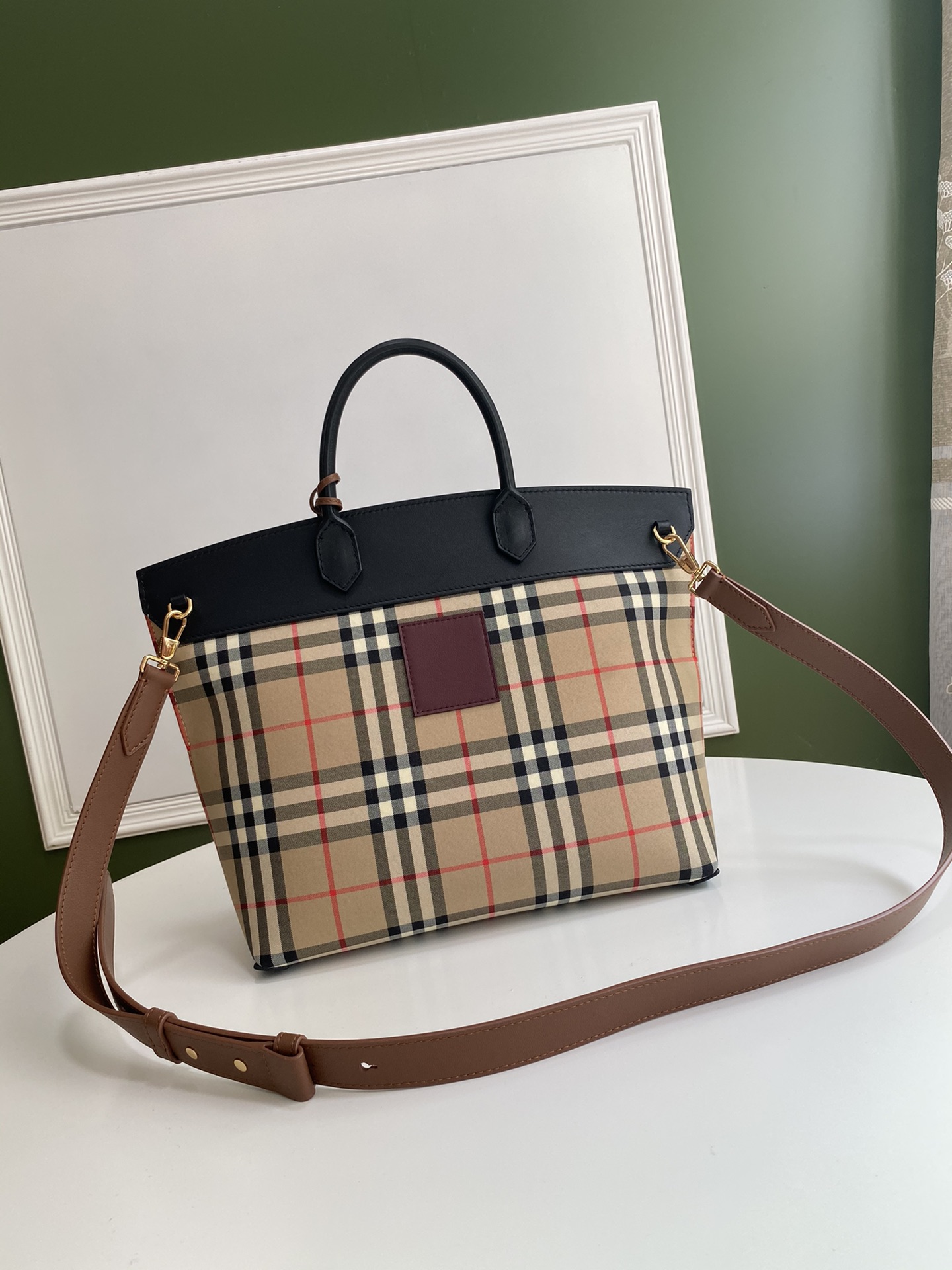 Burberry Society Vintage Tote-28*36*29CM