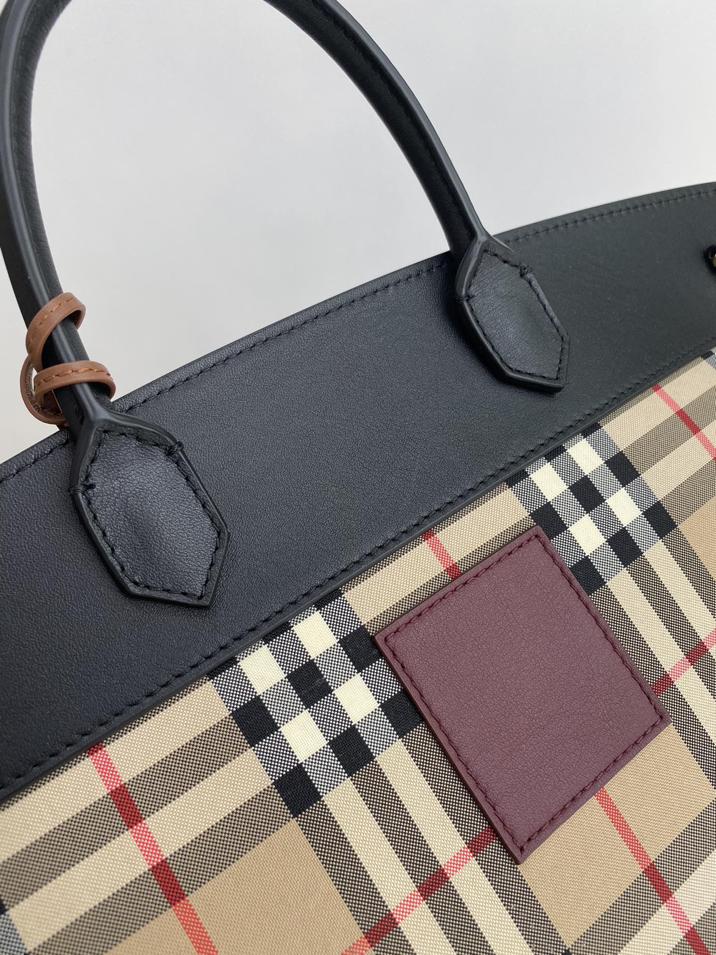 Burberry Society Vintage Tote-28*36*29CM