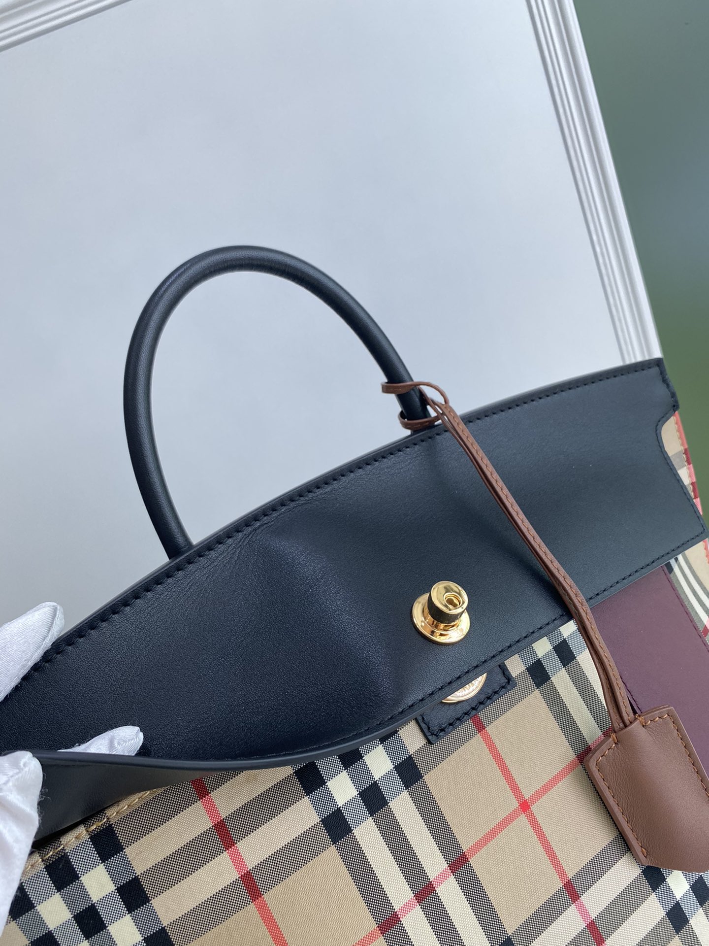 Burberry Society Vintage Tote-28*36*29CM