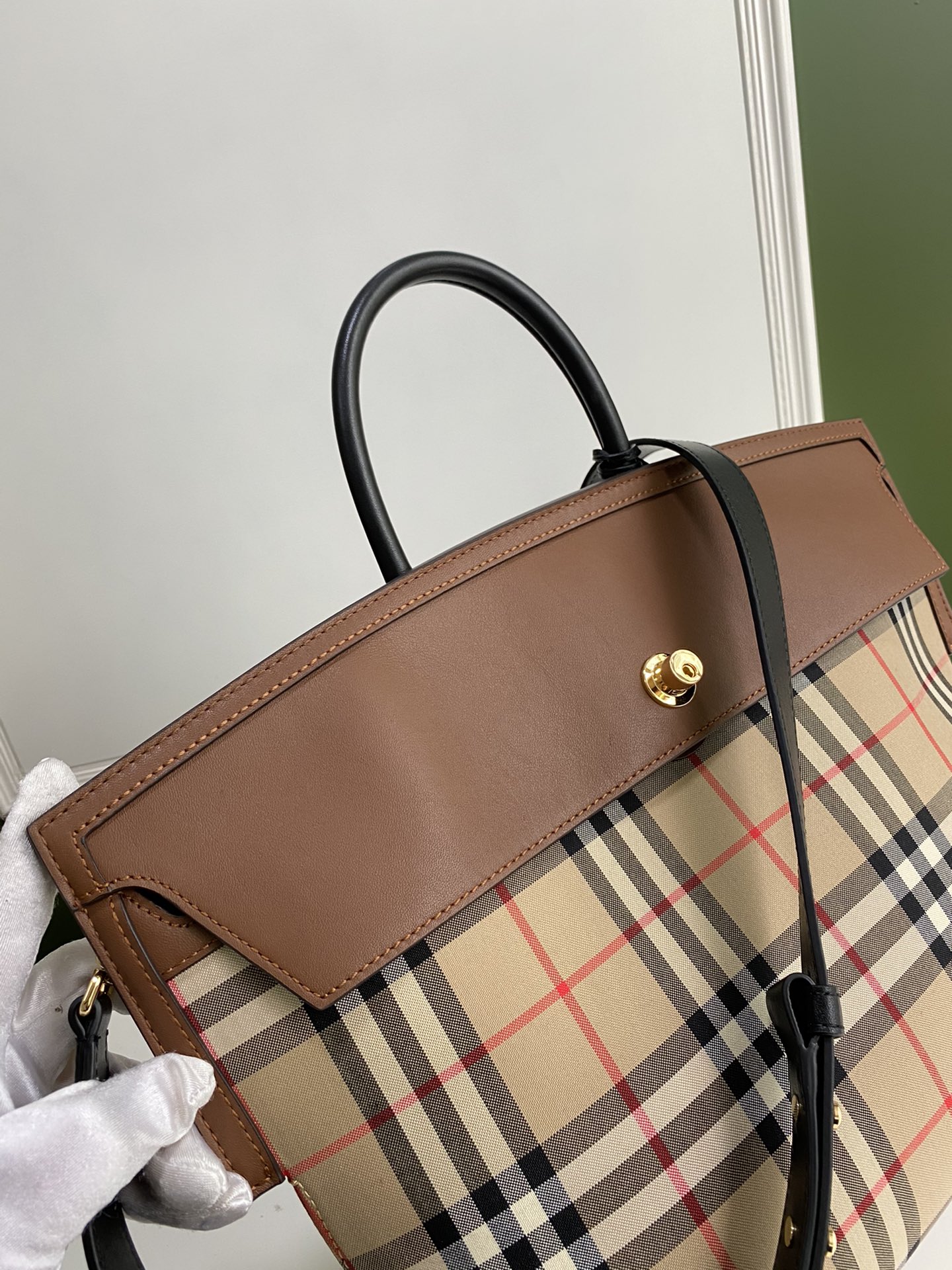Burberry Society Vintage Tote-28*36*29CM