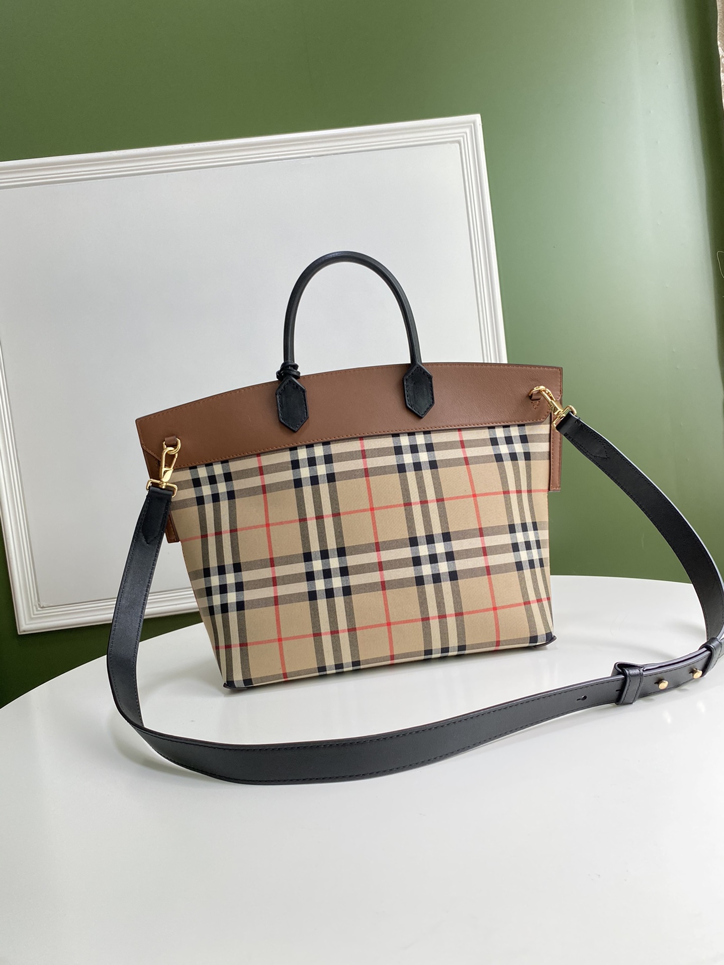 Burberry Society Vintage Tote-28*36*29CM