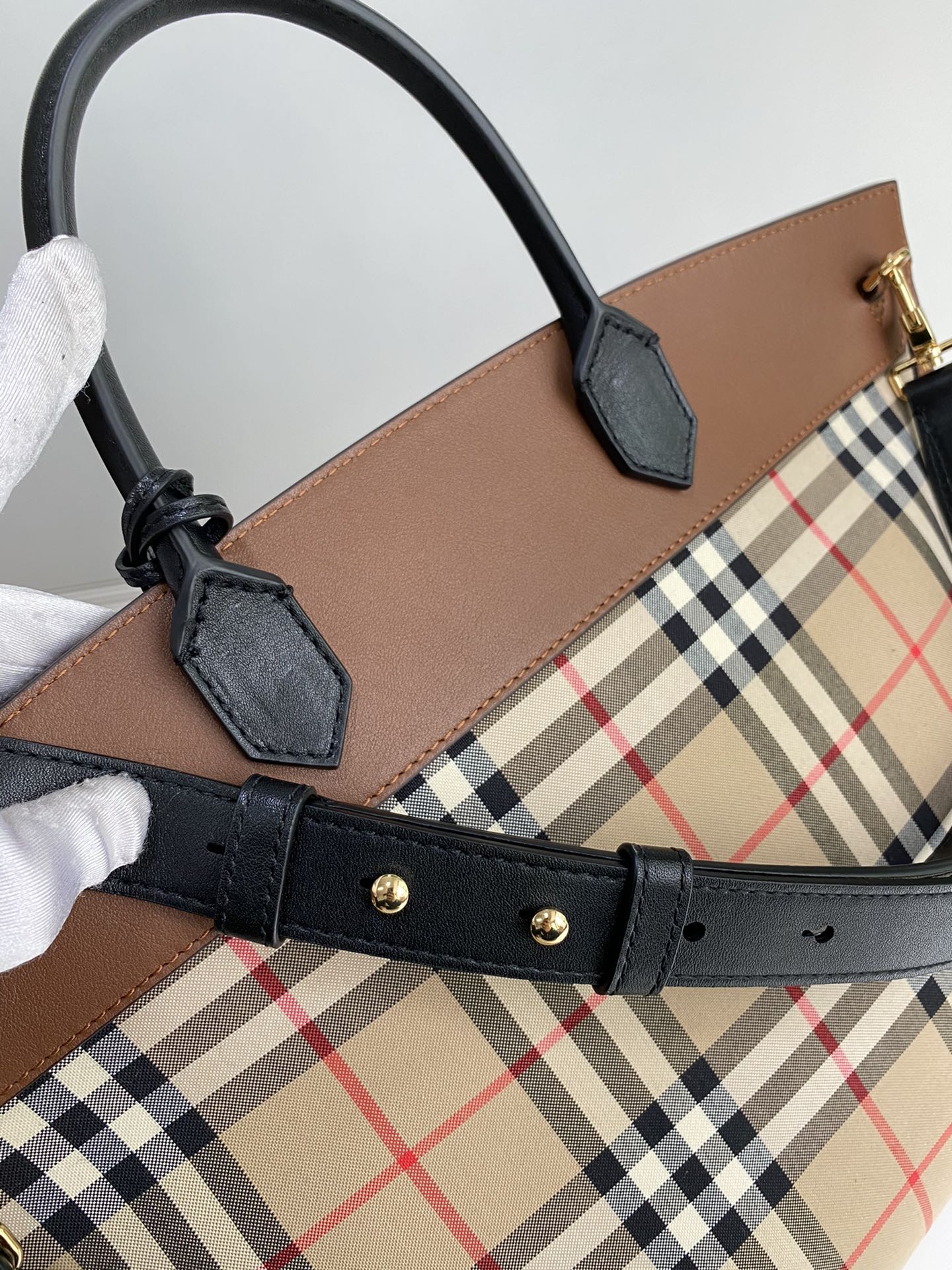 Burberry Society Vintage Tote-28*36*29CM