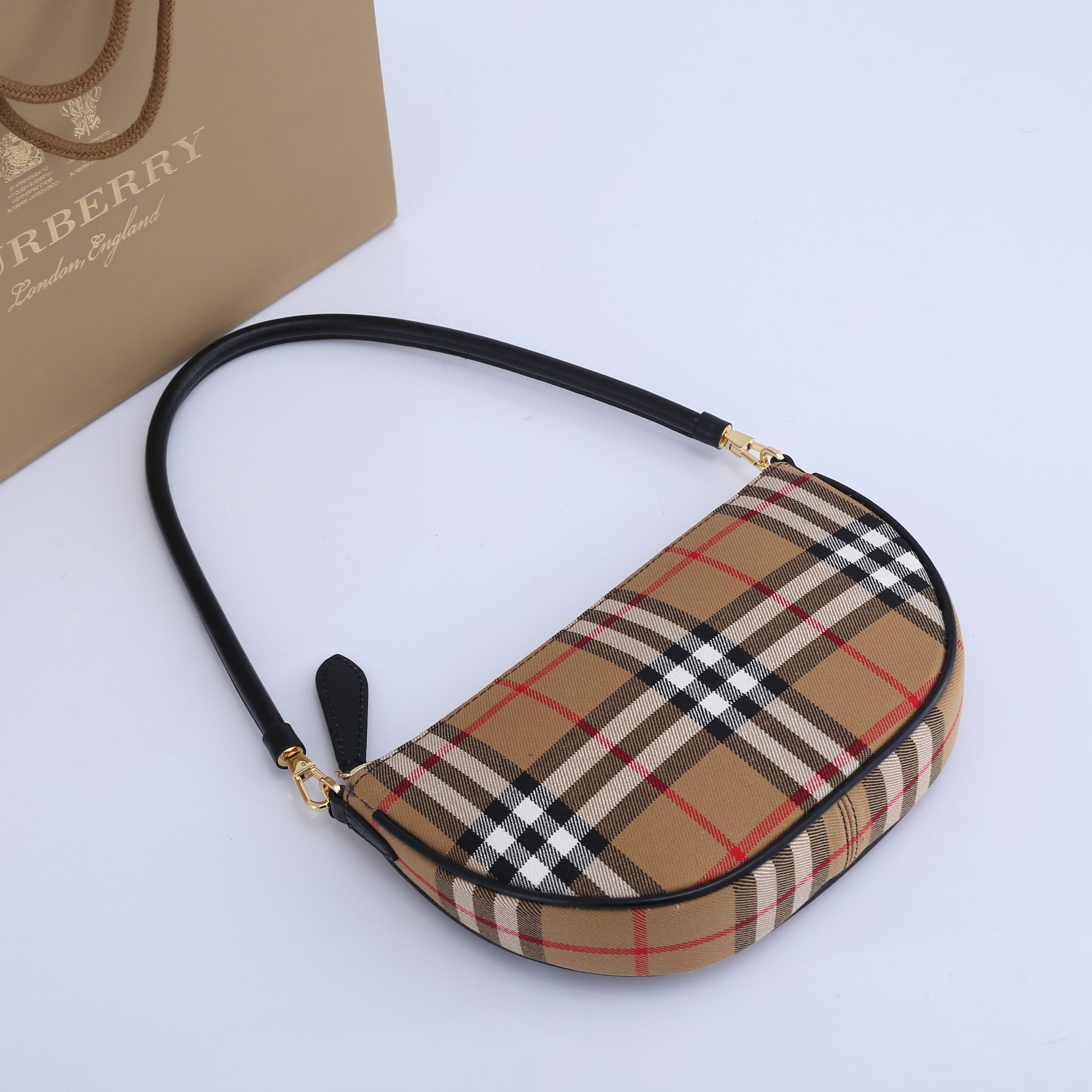 Burberry Vintage Bag-21*4*12CM