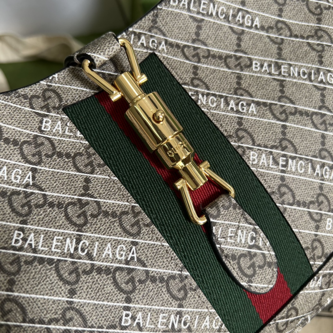 Gucci&Balenciaga Jackie 1961 Hobo Bag-28*19*4.5CM