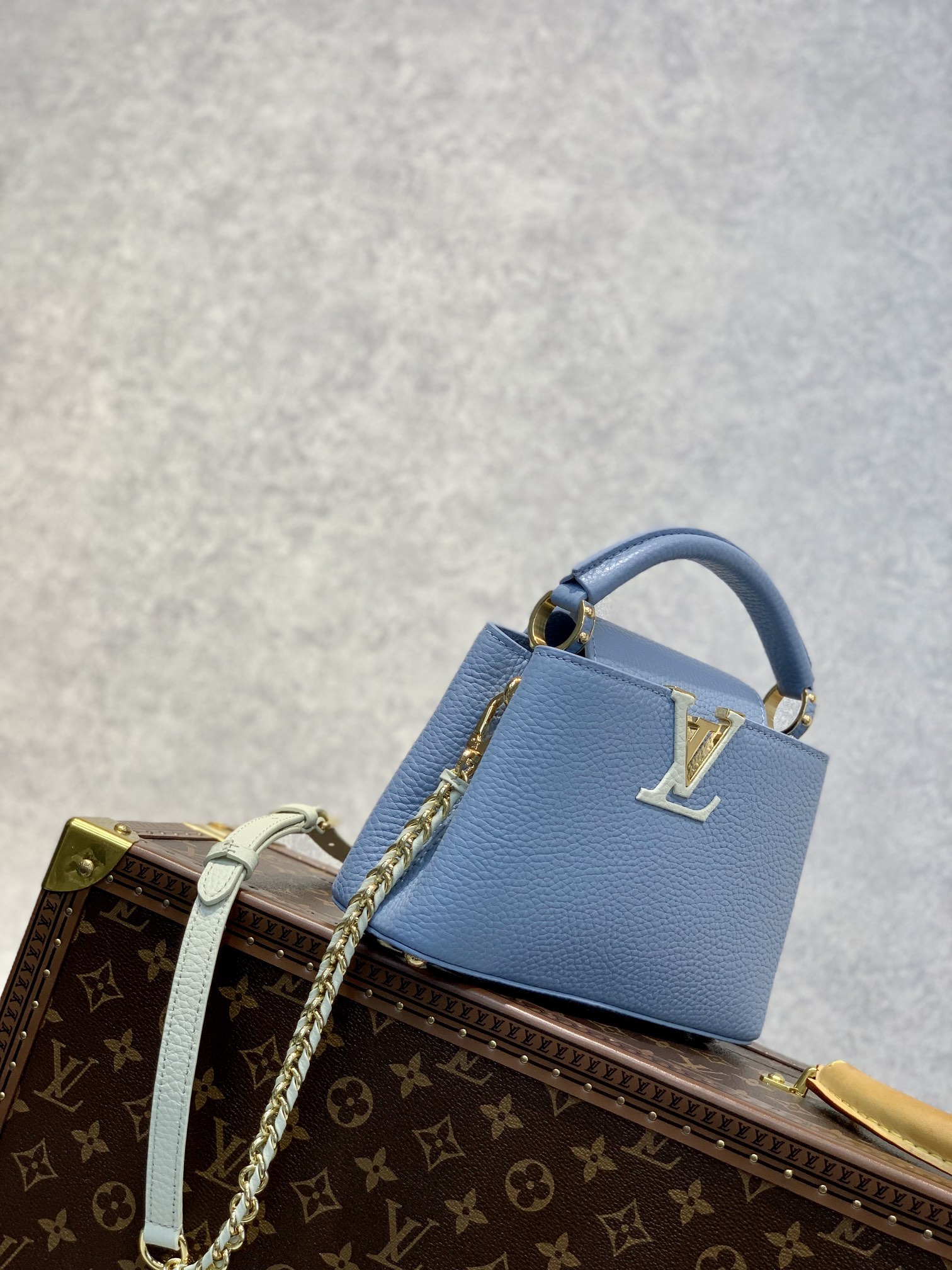 Louis Vuitton Mini Capucines Handlebag-21*14*8CM