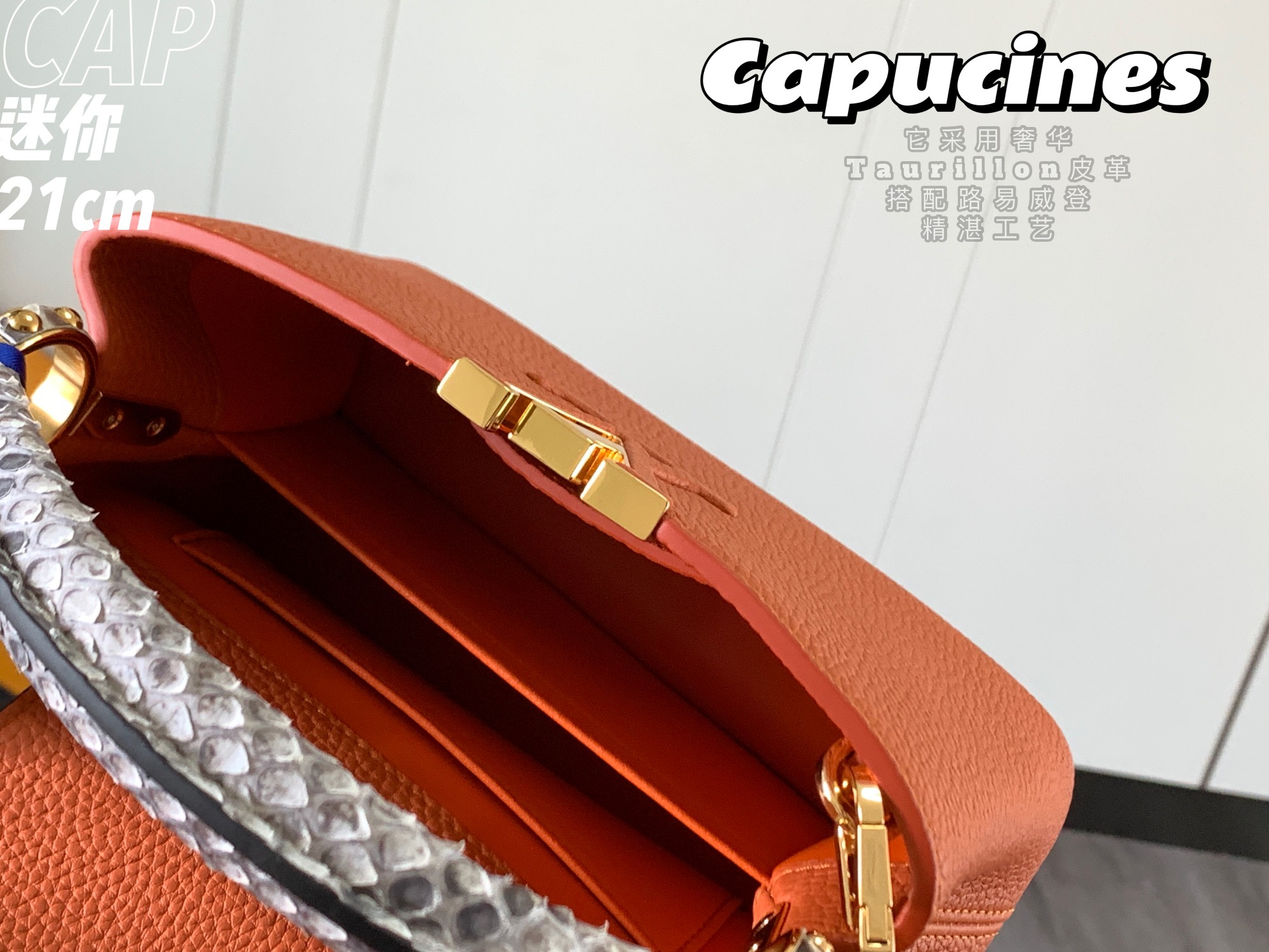 Louis Vuitton Mini Capucines Handlebag-21*14*8CM