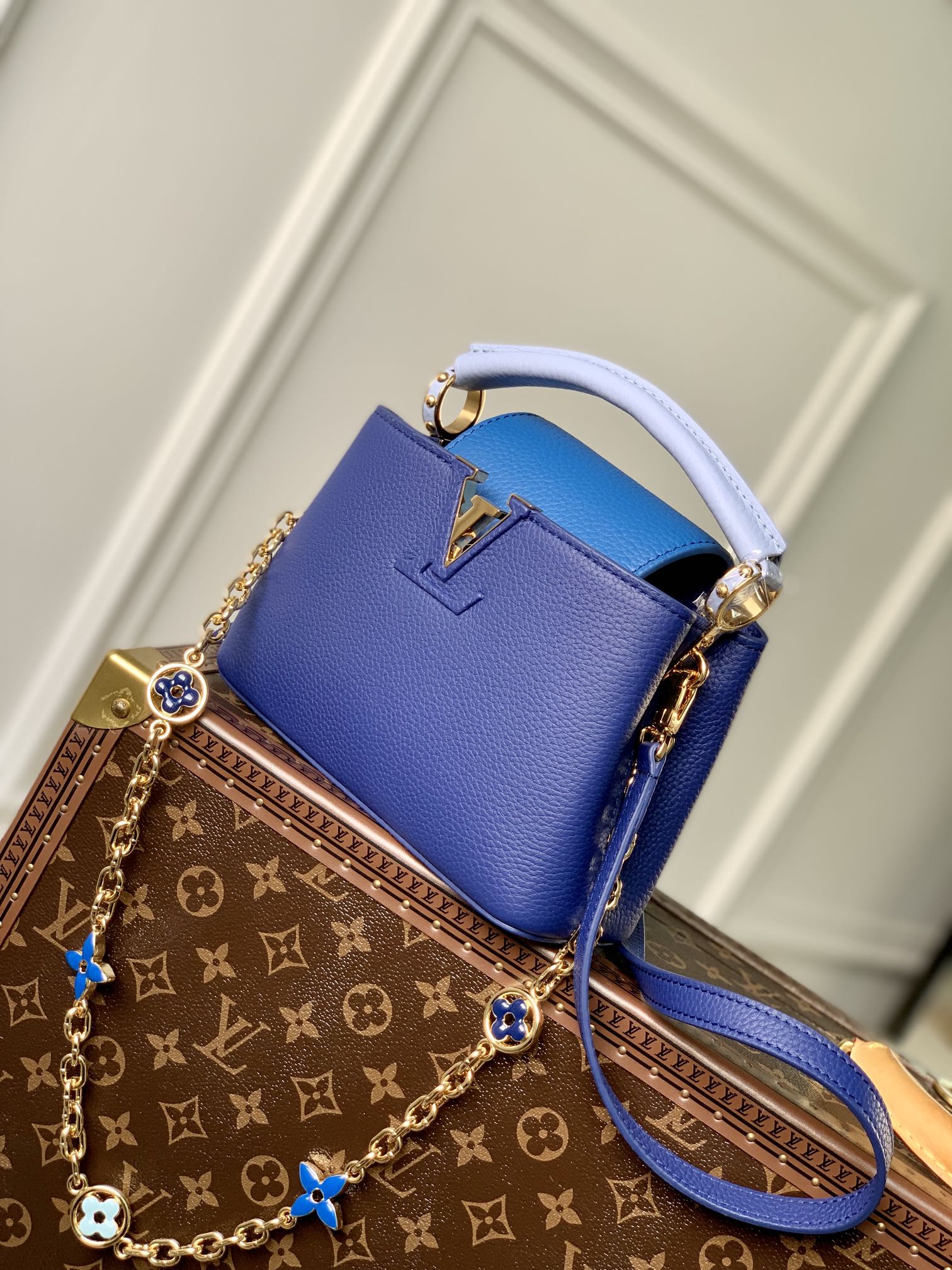 Louis Vuitton Mini Capucines Handlebag-21*14*8CM