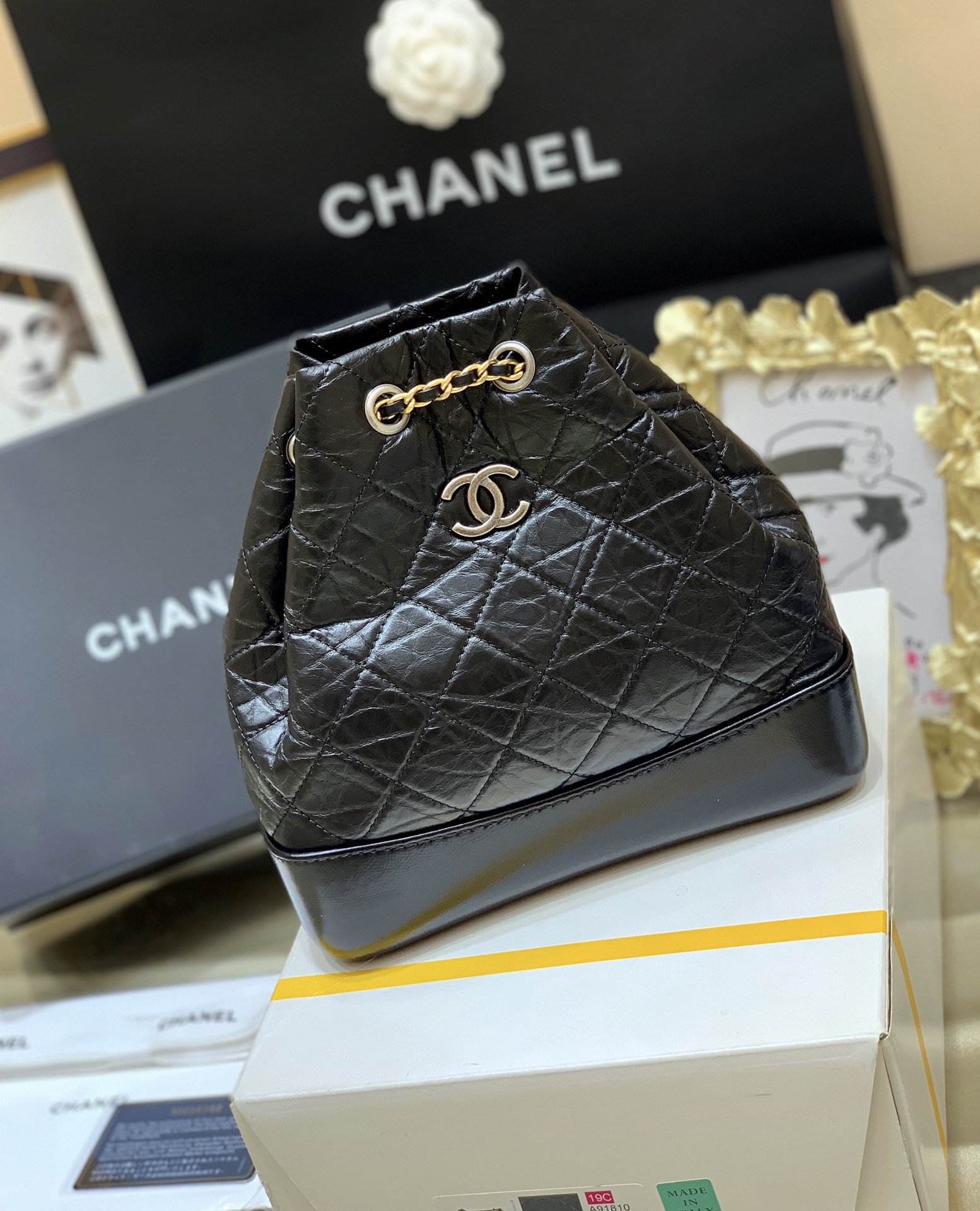 Ch@nel Gabrielle Backpack-23×22.5×10.5CM