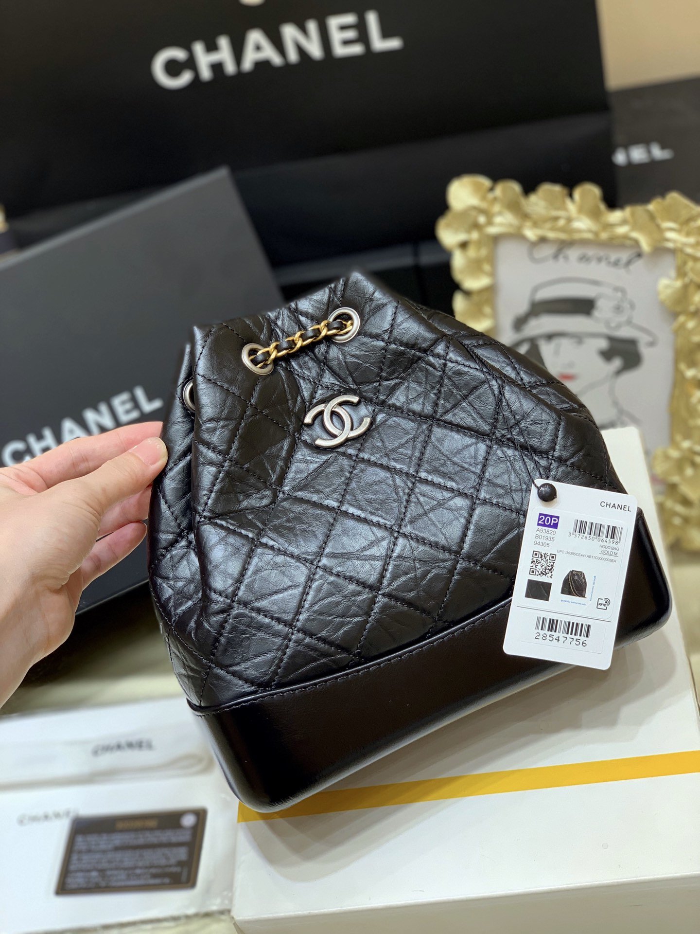 Ch@nel Gabrielle Backpack-23×22.5×10.5CM