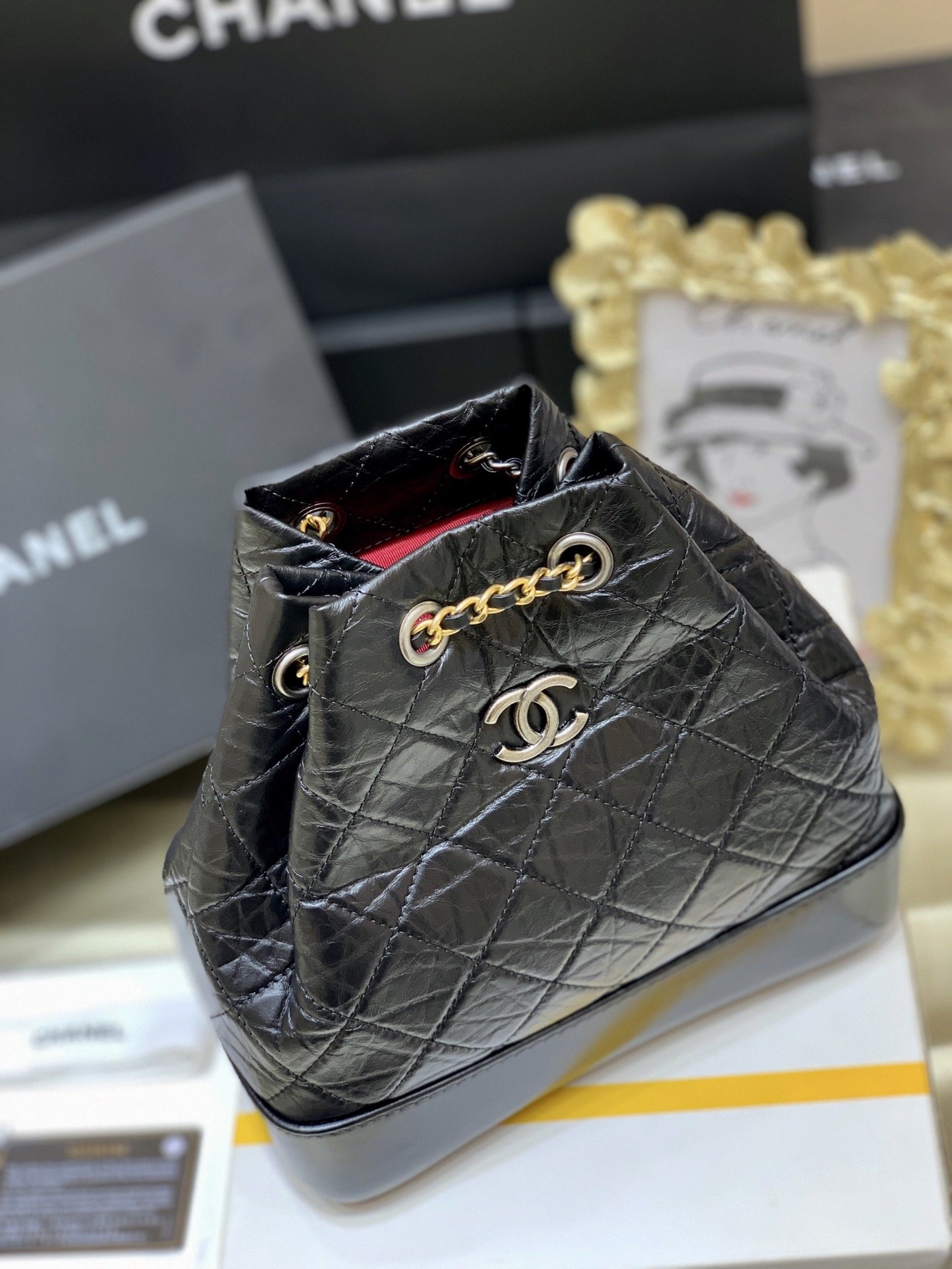 Ch@nel Gabrielle Backpack-23×22.5×10.5CM