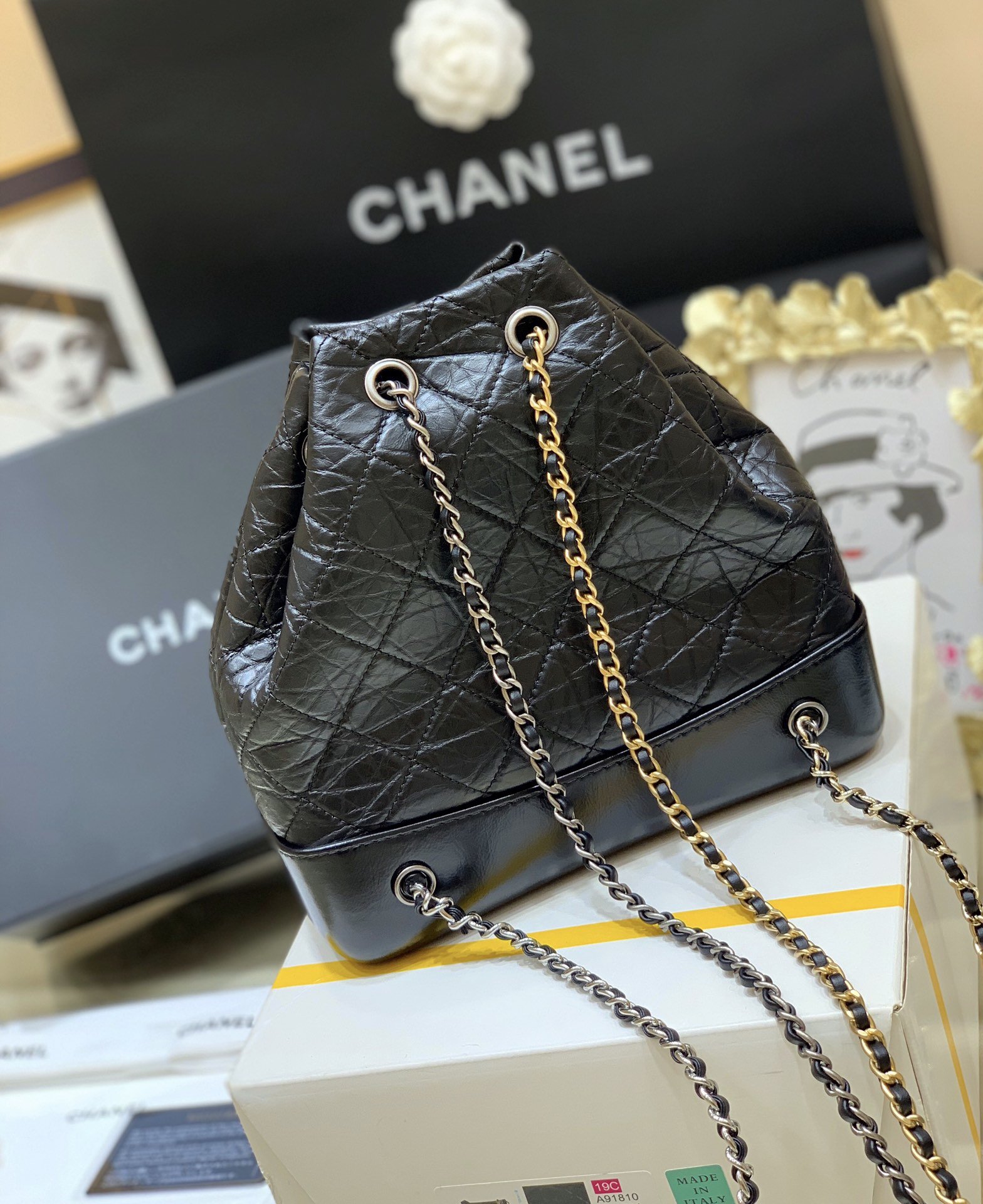 Ch@nel Gabrielle Backpack-23×22.5×10.5CM
