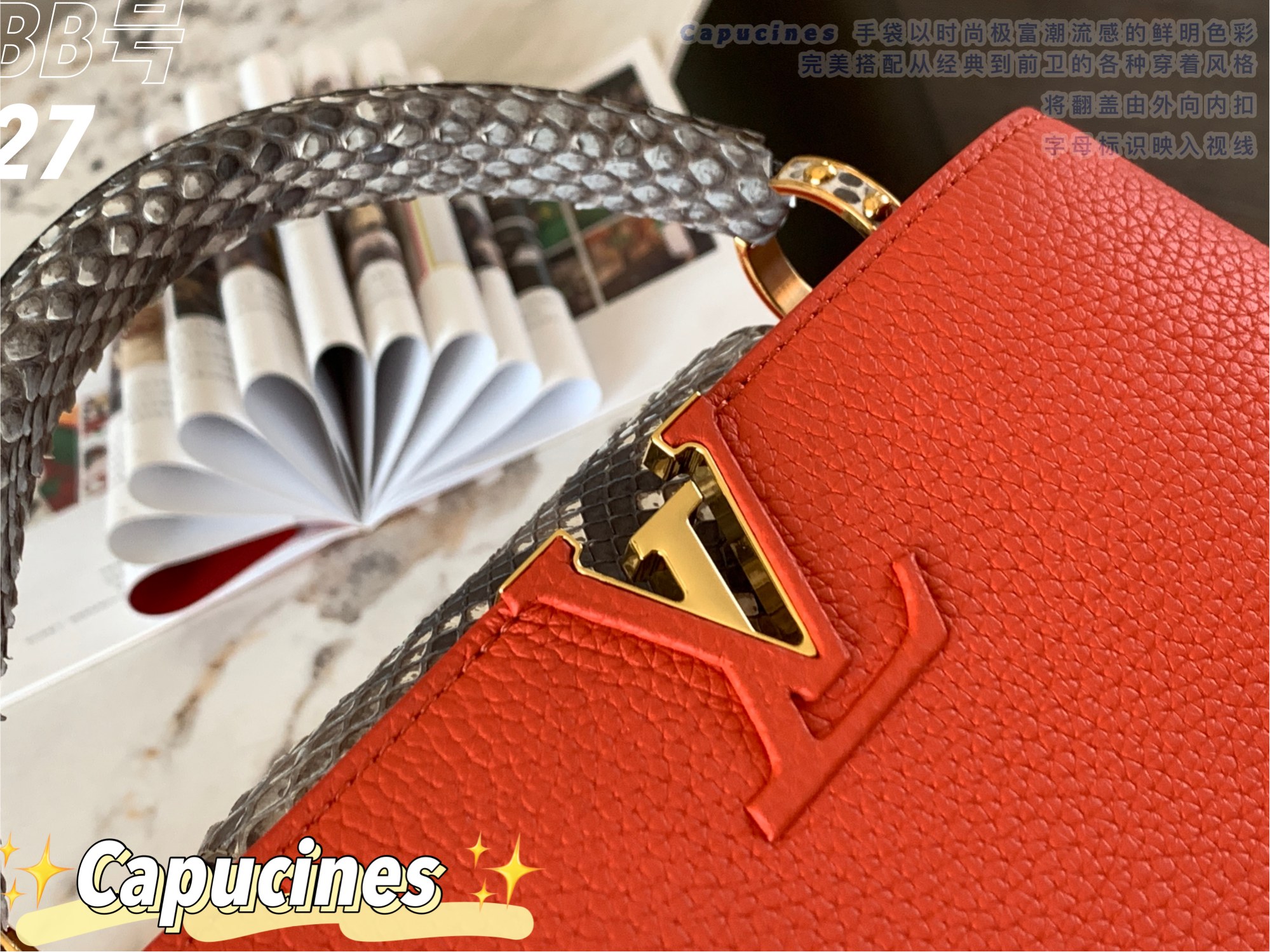 Louis Vuitton Capucines BB-27*18*9CM