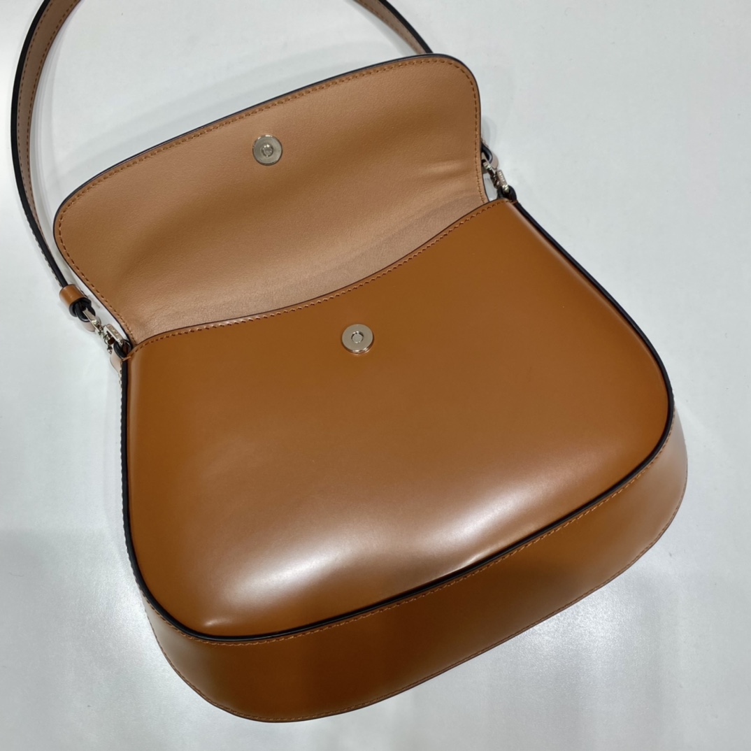 Prada Cleo Handbags-Patent Leather-23*18*4CM Prada Cleo Handbags-Patent Leather-23*18*4CM