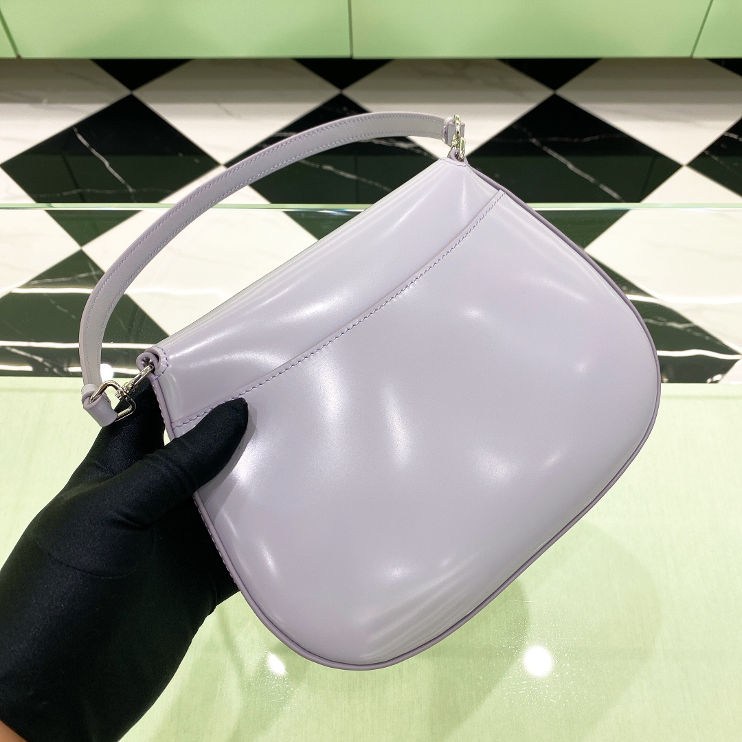 Prada Cleo Handbags-Patent Leather30X18.5X4CM Prada Cleo Handbags-Patent Leather30X18.5X4CM