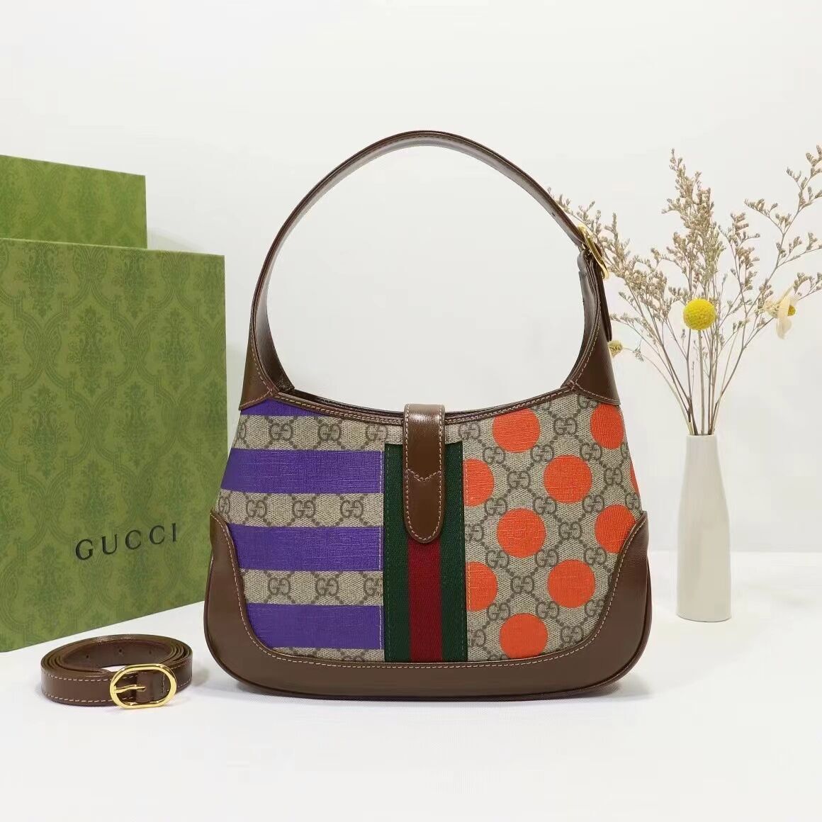 Gucci Jackie 1961 Hobo Bag-28*19*4.5CM