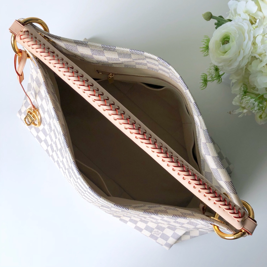 Louis Vuitton Artsy Damier Azur Bag-46*32*24CM