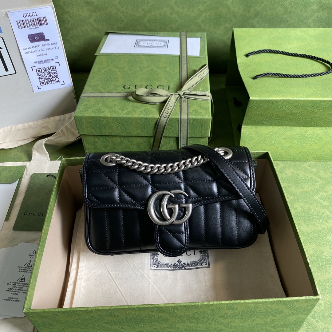 Gucci Marmont Bag-14*23*6CM