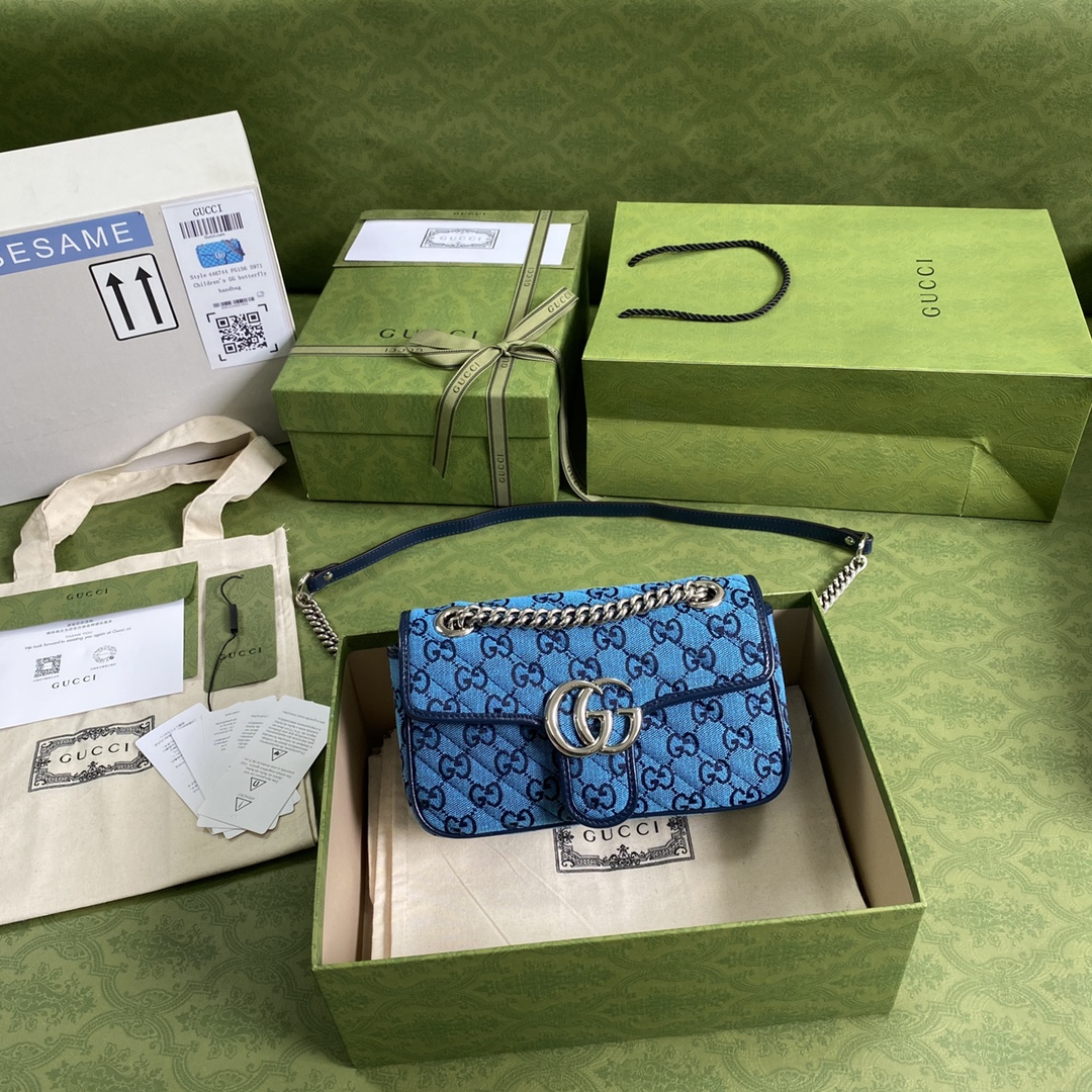 Gucci Marmont Bag-14*23*6CM