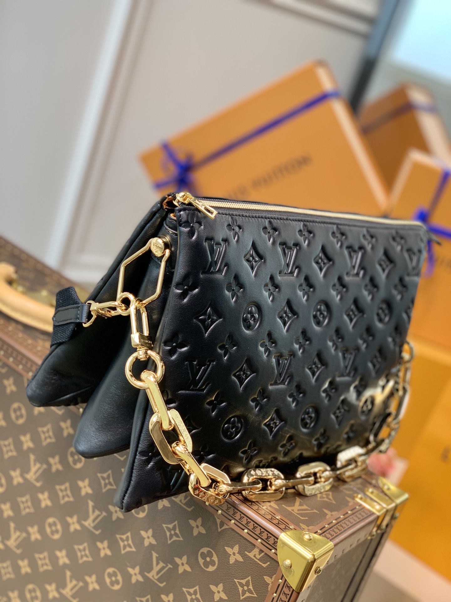 Louis Vuitton Coussin Handbags-34 ×24×12CM