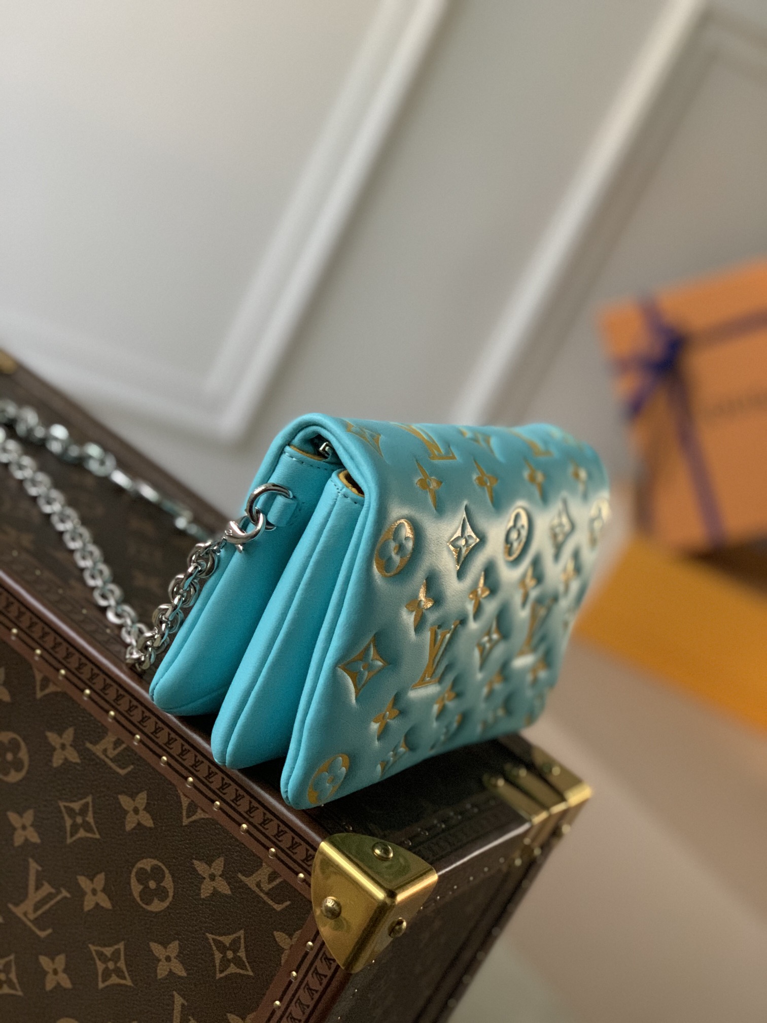 Louis Vuitton Pochette Coussin Chain Bag-20*14*8CM Louis Vuitton Pochette Coussin Chain Bag-20*14*8CM