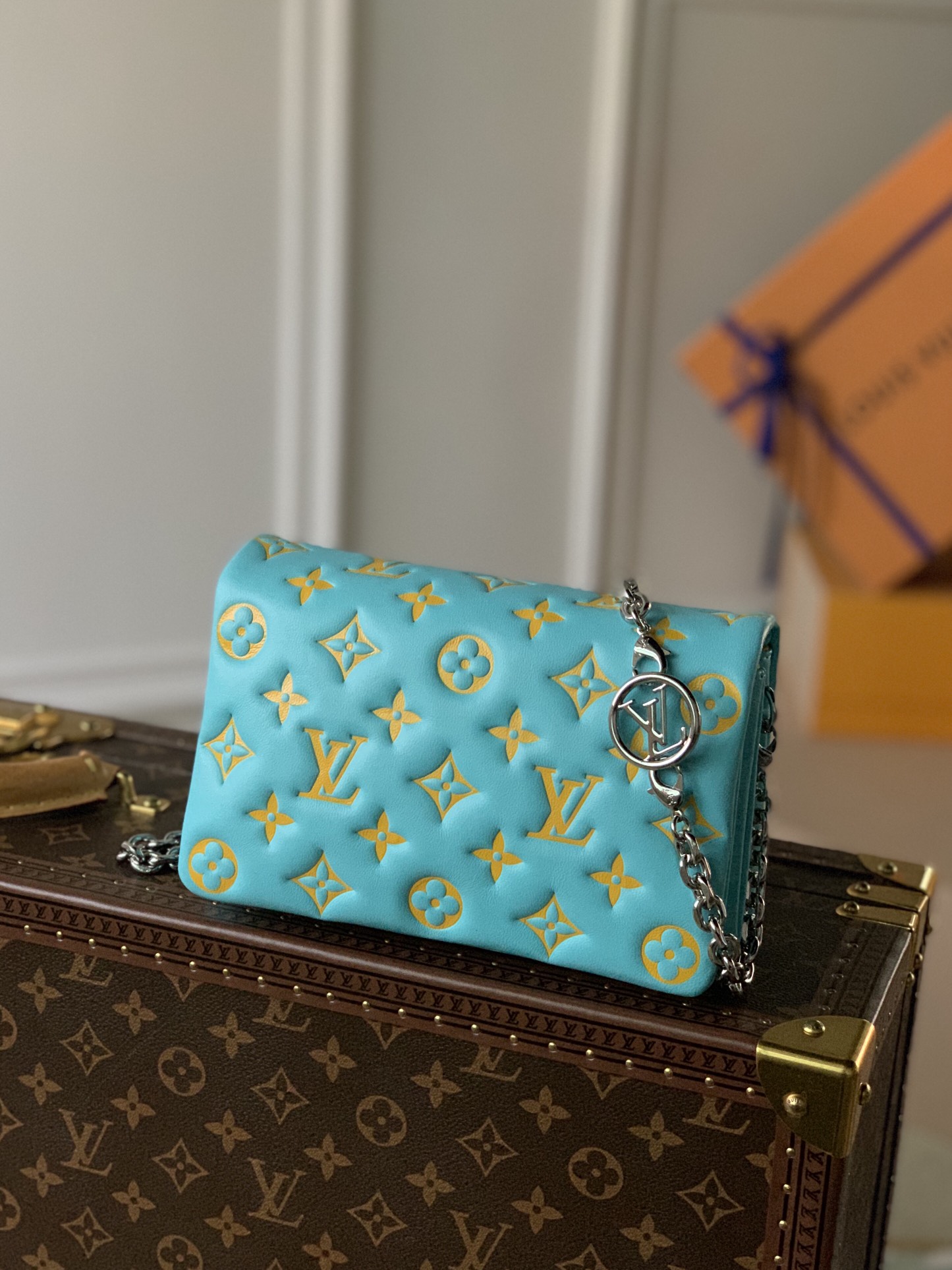 Louis Vuitton Pochette Coussin Chain Bag-20*14*8CM