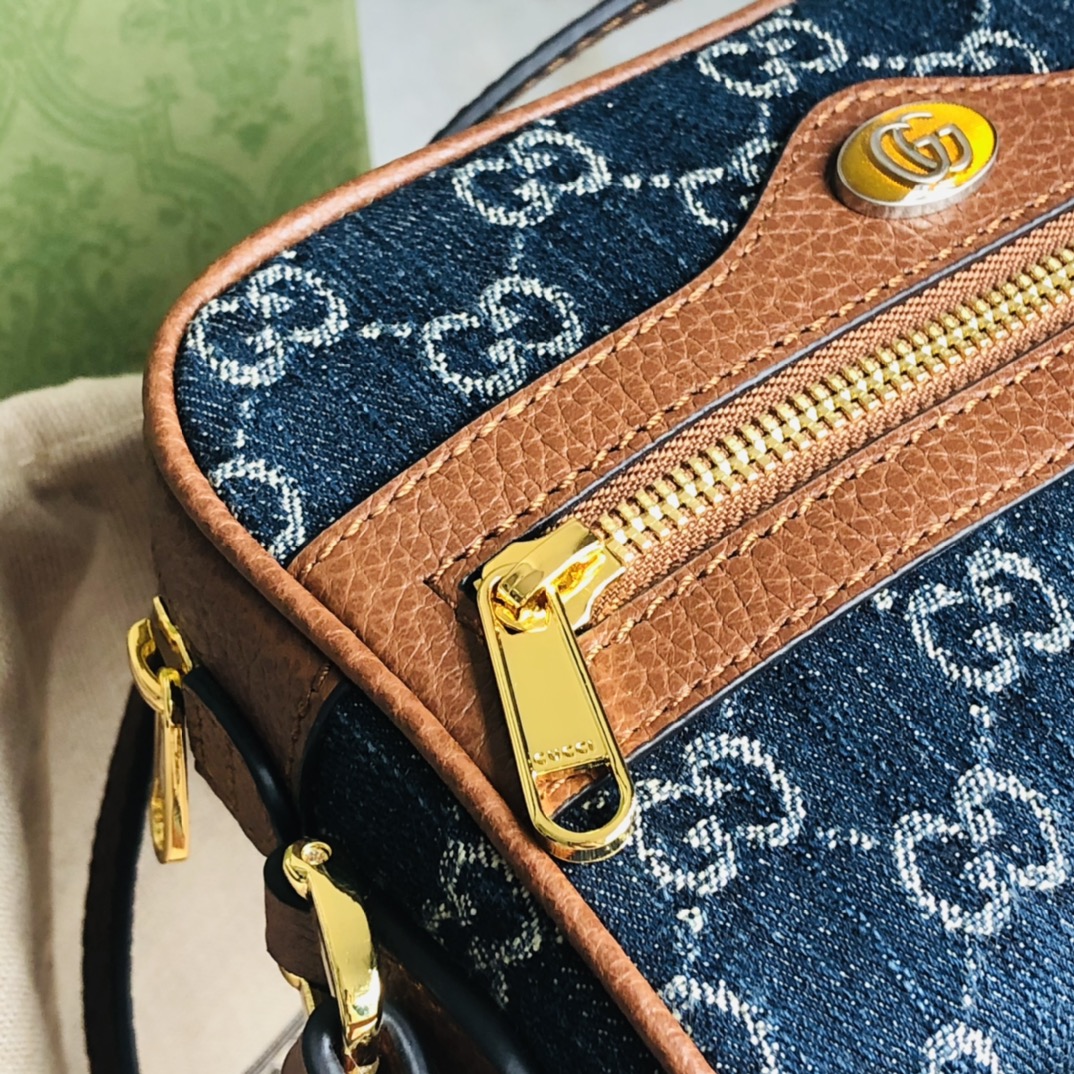 Gucci Demin Handbags-17*12*5.5CM